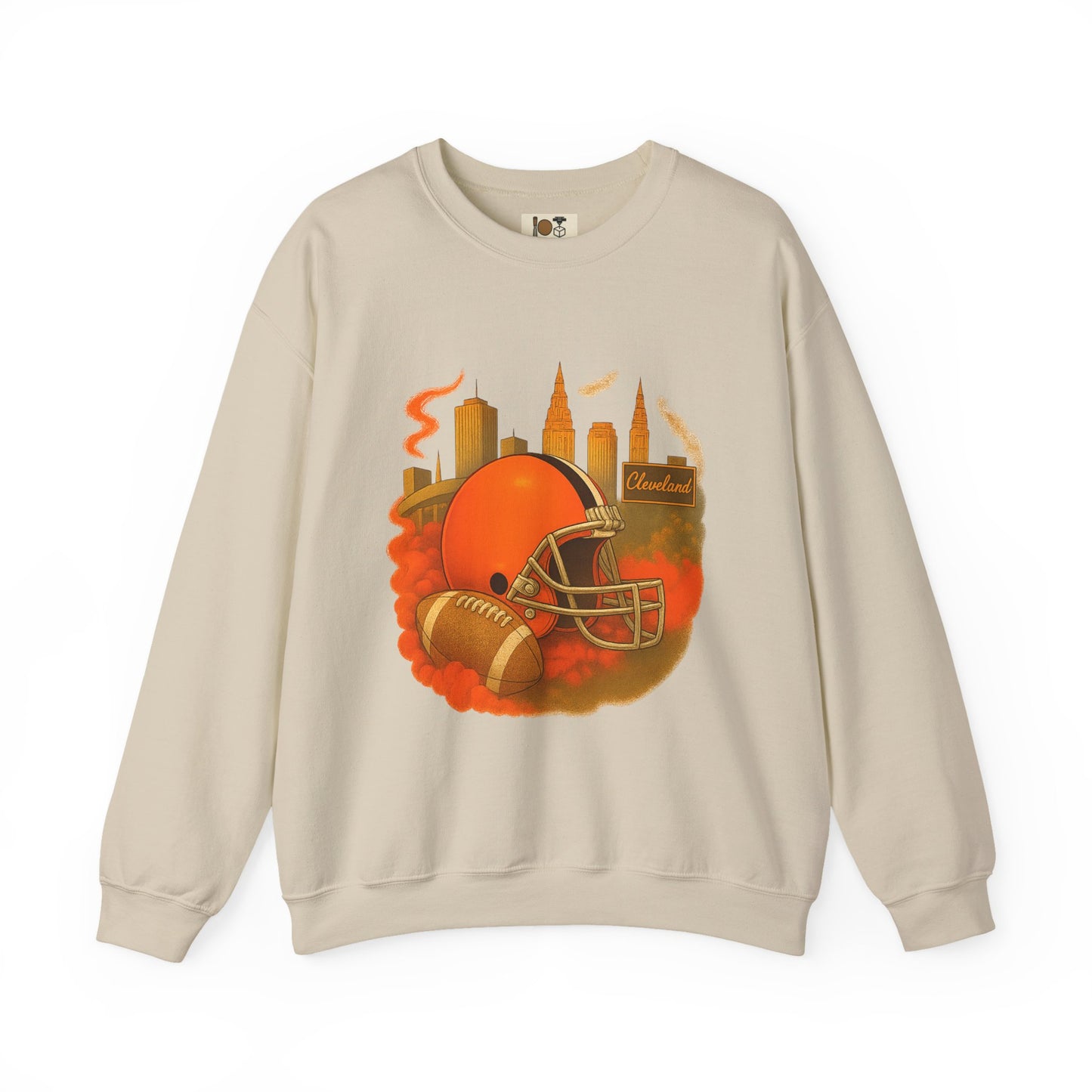 Cleveland Football Crewneck Sweatshirt