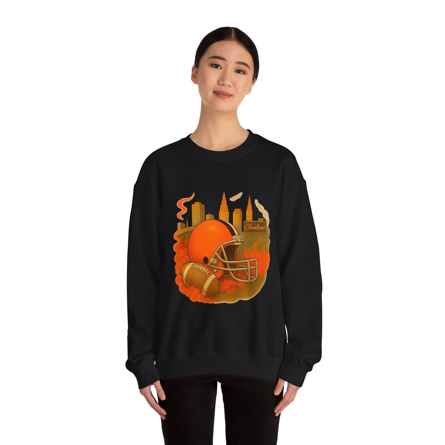 Cleveland Football Crewneck Sweatshirt