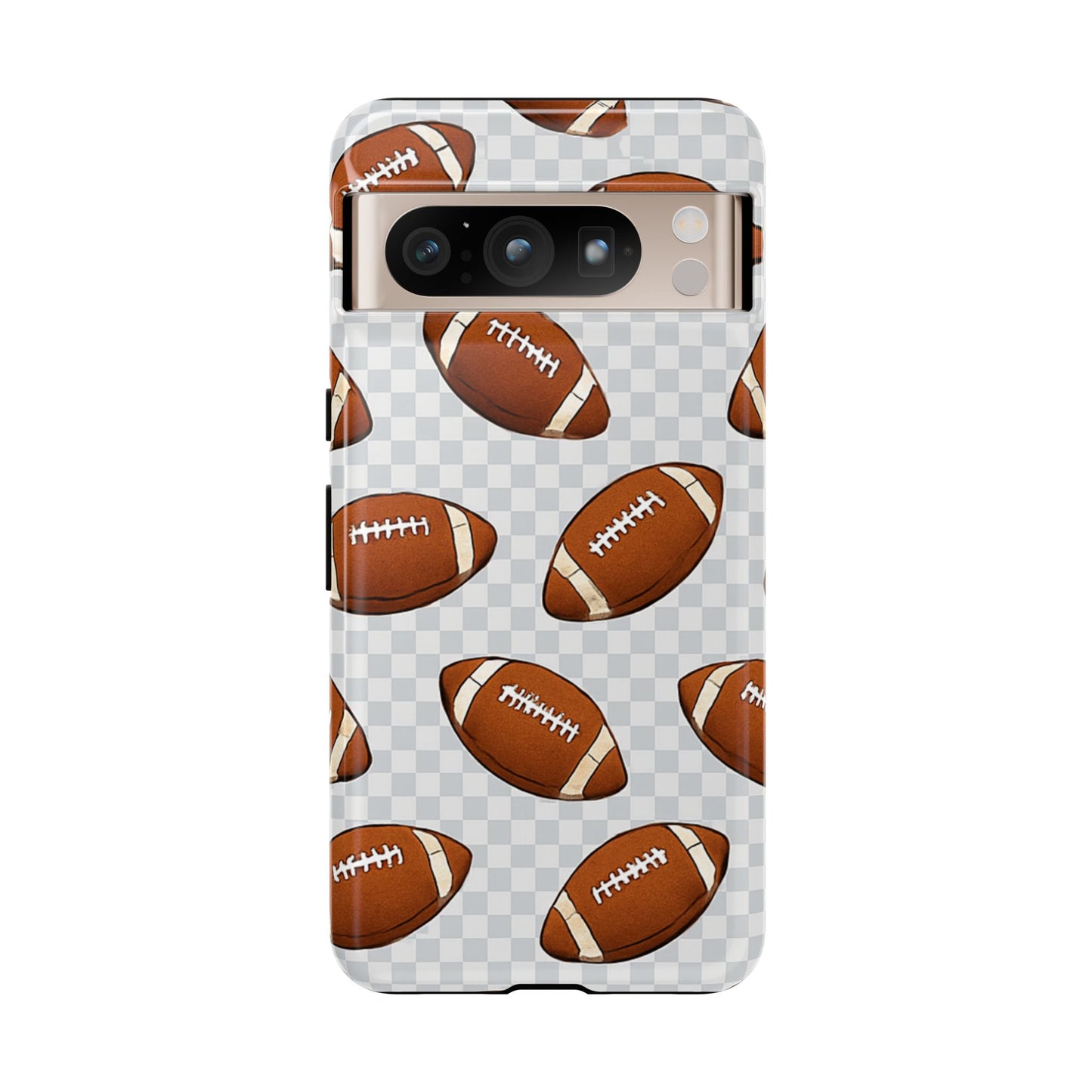 Football Phone Case, Tough Cases for Sports Fans, Unique Gift for Football Lovers, Protective Decor, Athletic Accessories