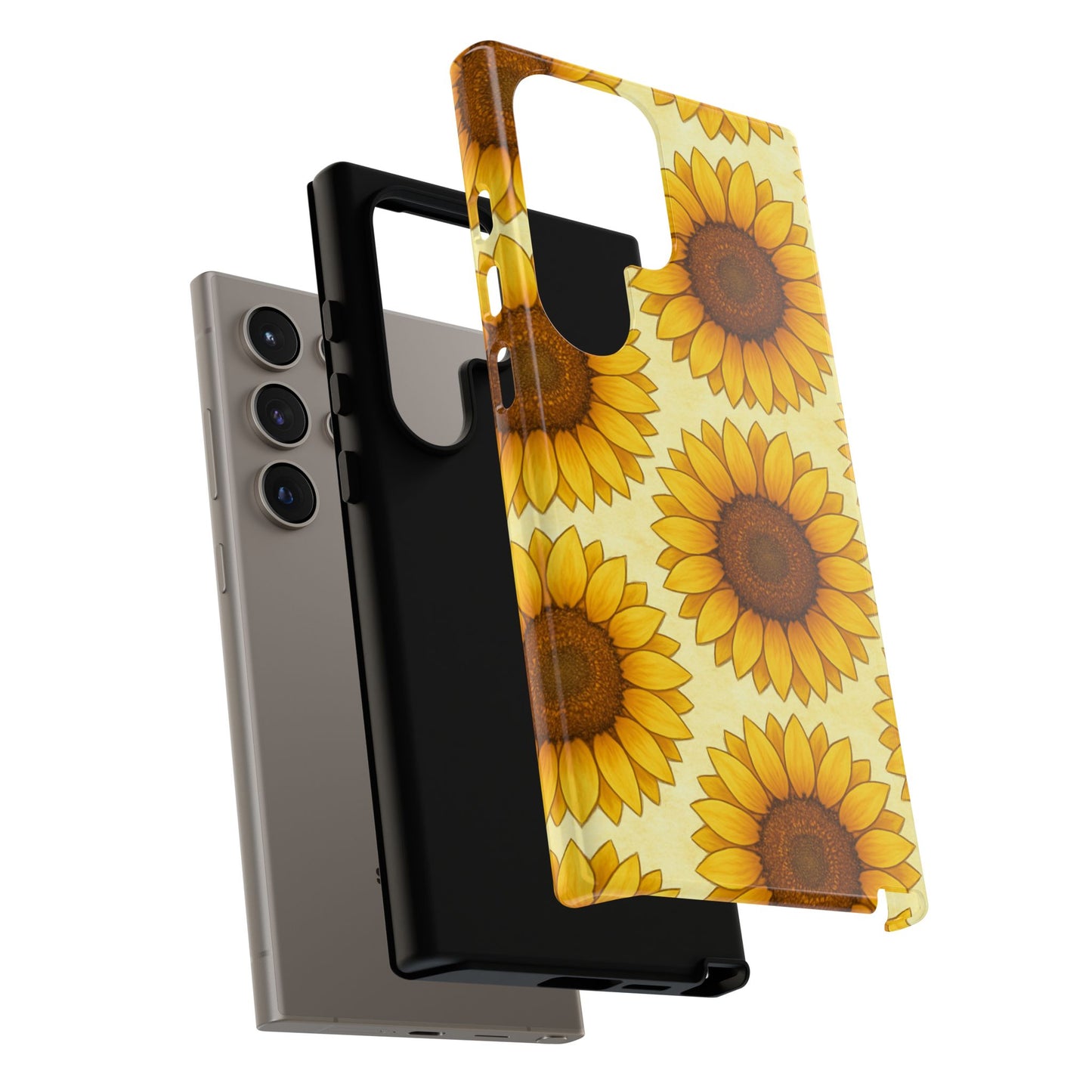 Sunflower Phone Cases - Tough Cases for Nature Lovers, Gift for Friends, Floral Design, Protective Case, Sunflower Decor
