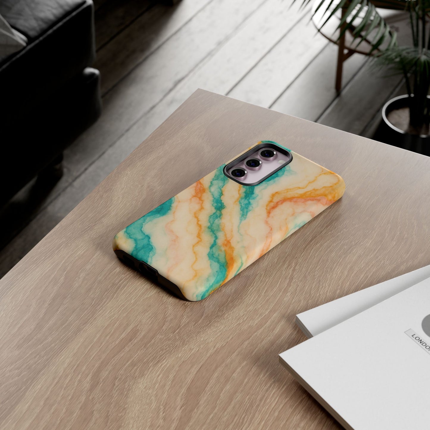 Stylish Phone Case - Tough Cases with Abstract Marble Design, Trendy Accessory, Gift for Her, Protective Case, Unique Phone Cover