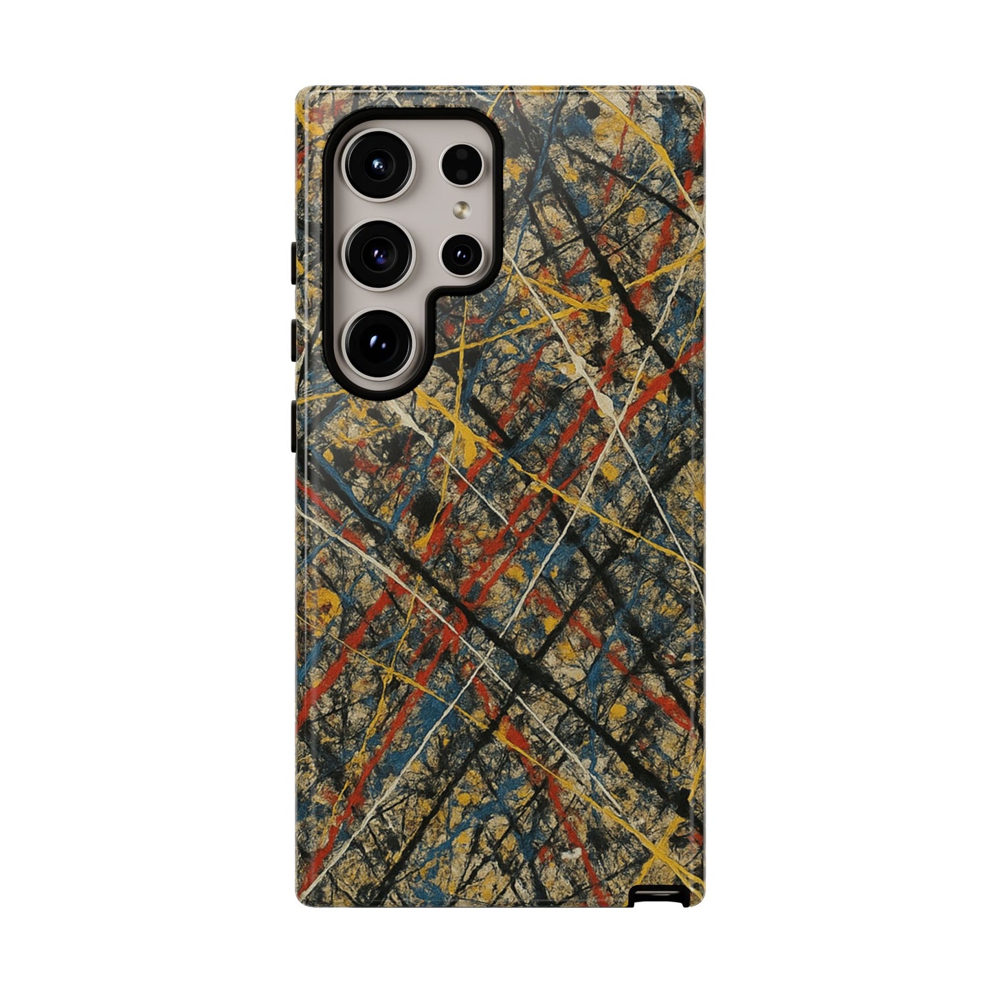 Tough Cases Phone Case - Bold Abstract Design, Stylish Mobile Cover, Unique Gift for Him/Her, Durable Accessory, Trendy Protection