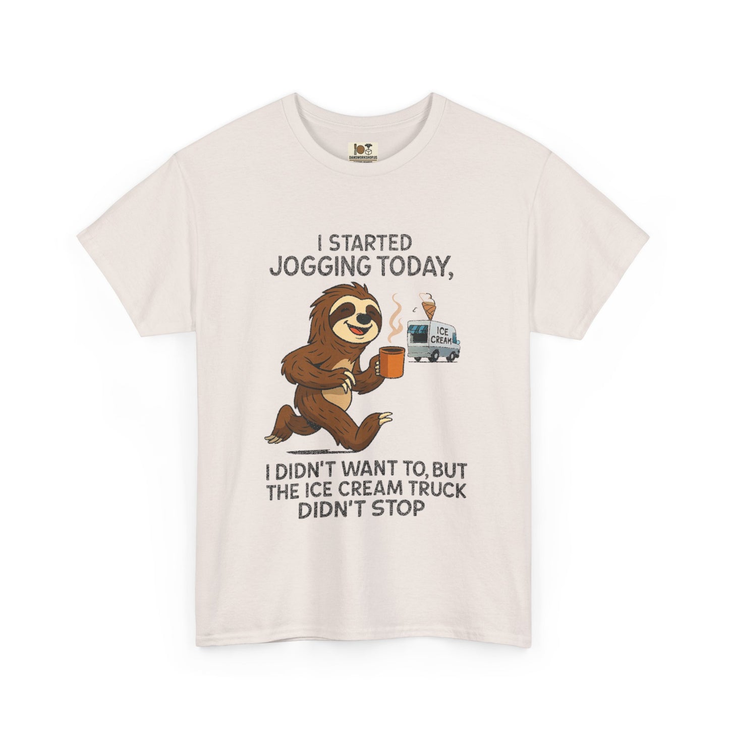 Funny Sloth Jogging T-Shirt | Gift for Exercise Lovers, Animal Humor Tee, Cute Sloth Apparel, Birthday Gift, Casual Wear