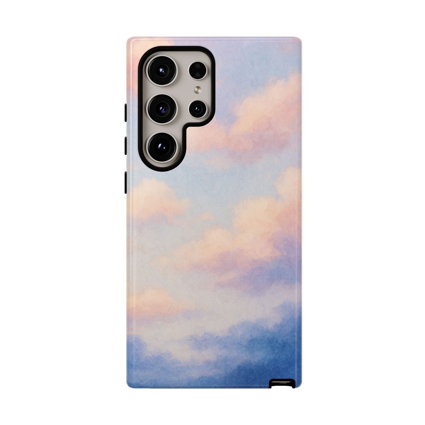 Sky Blue Cloud Phone Case, Tough Phone Cover, Aesthetic Cell Phone Accessory, Gift for Teen, Trendy Tech Protection