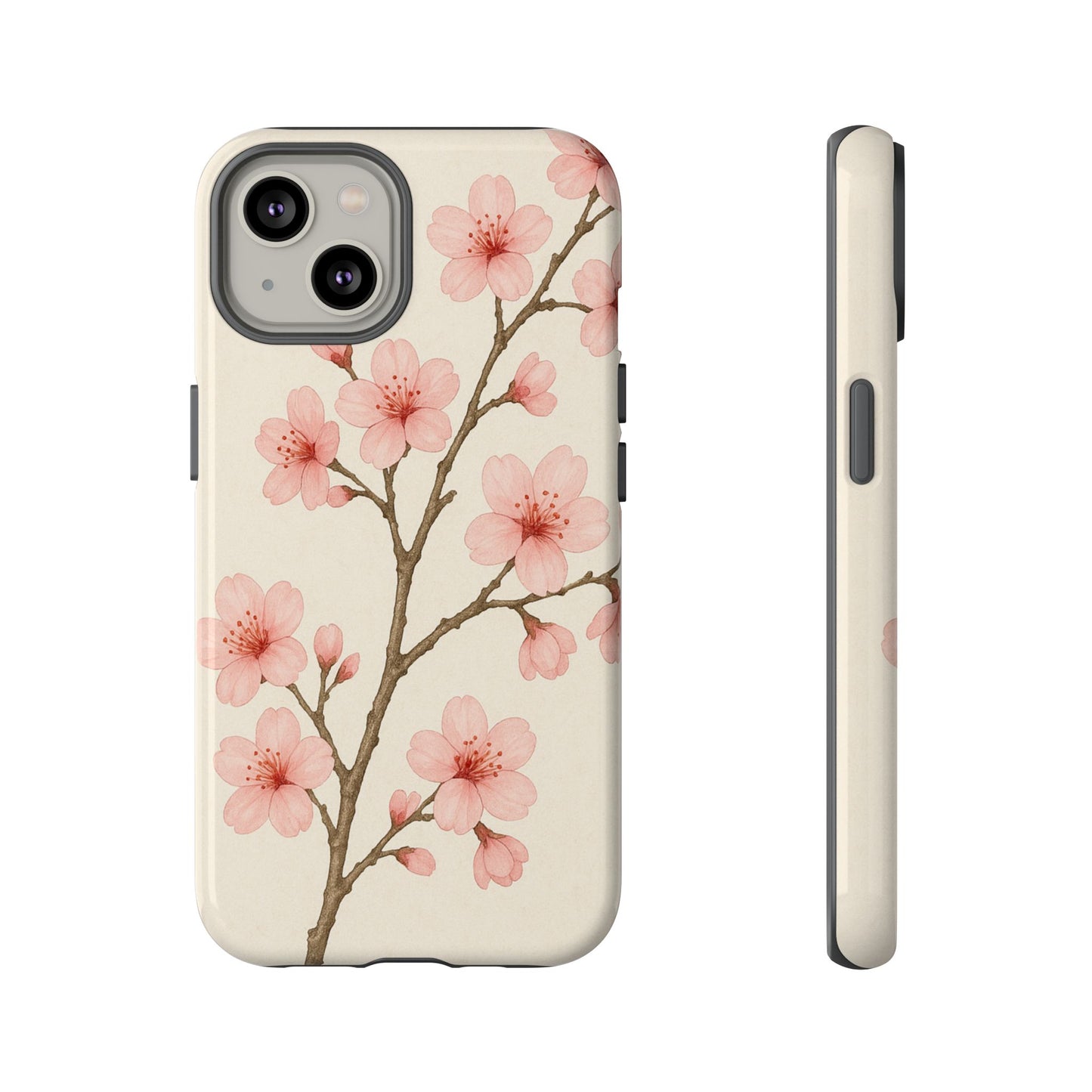Cherry Blossom Phone Case, Floral Phone Cover, Tough Case for Gifts, Spring Decor, Cute Tech Accessories, Nature Lover's Gift