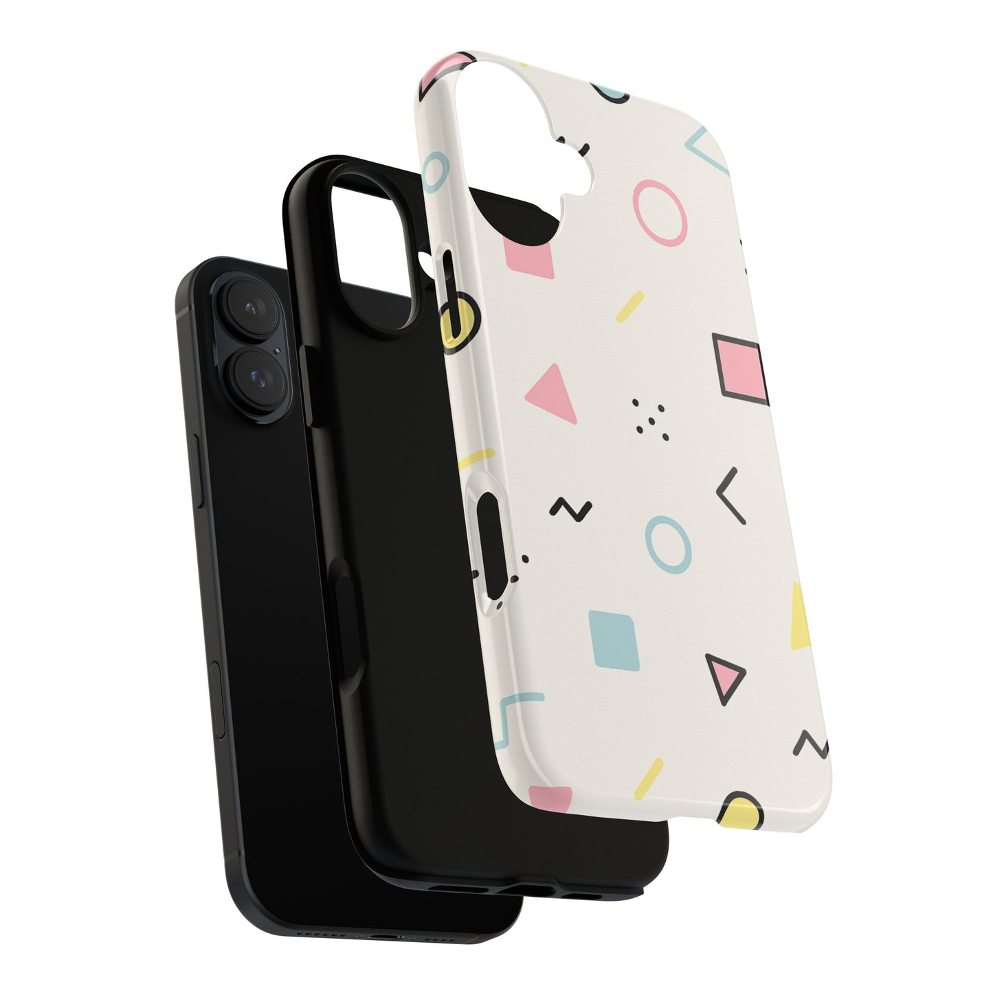 Geometric Phone Case - Stylish Tough Cases for Trendsetters, Unique Phone Covers, Modern Accessories, Gift Ideas for Her