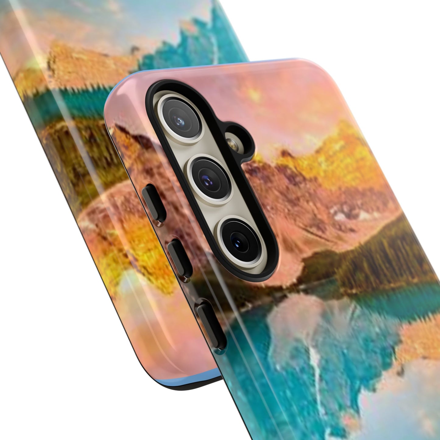 Nature-Inspired Phone Case with Mountain and Lake Design, Aesthetic Tough Cases for Outdoor Lovers, Phone Protection, Gift for Nature [...]