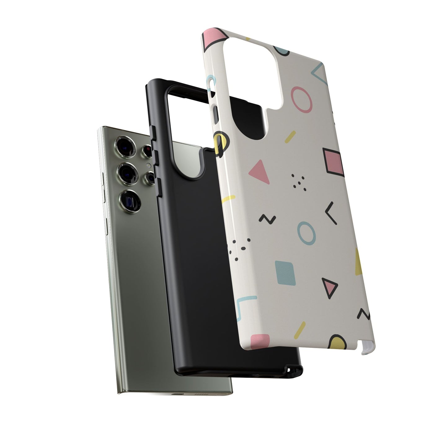 Geometric Phone Case - Stylish Tough Cases for Trendsetters, Unique Phone Covers, Modern Accessories, Gift Ideas for Her