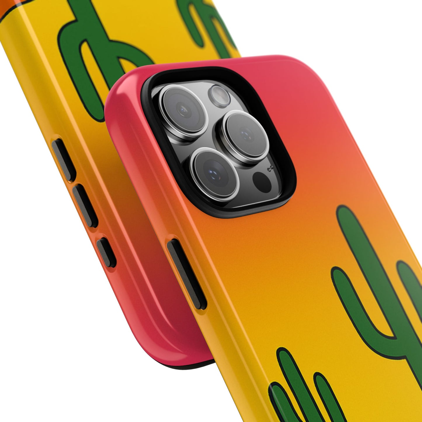 Desert Vibes Phone Case, Tough Cases, Cactus Design, Colorful Phone Cover, Summer Aesthetic, Unique Gift Idea