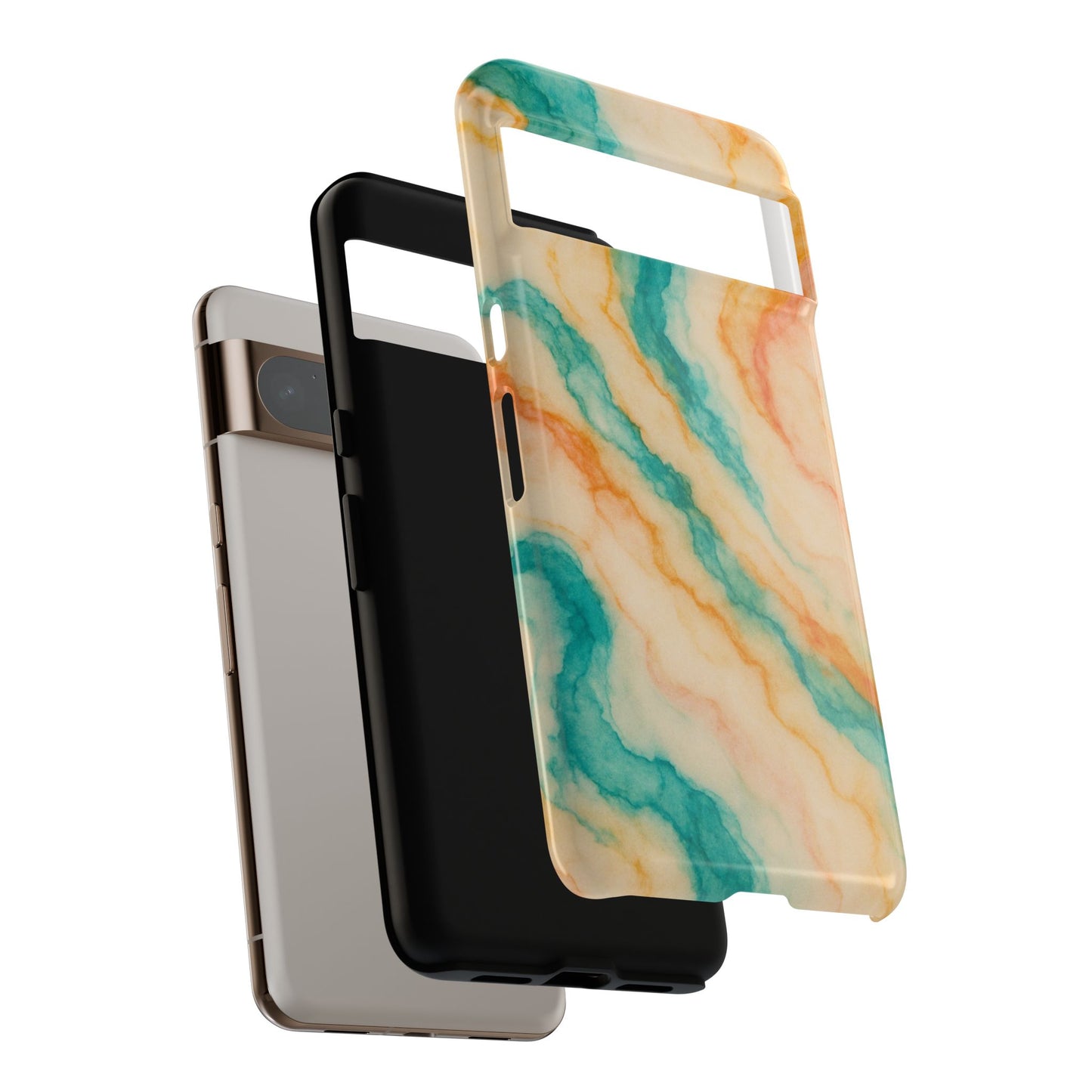 Stylish Phone Case - Tough Cases with Abstract Marble Design, Trendy Accessory, Gift for Her, Protective Case, Unique Phone Cover