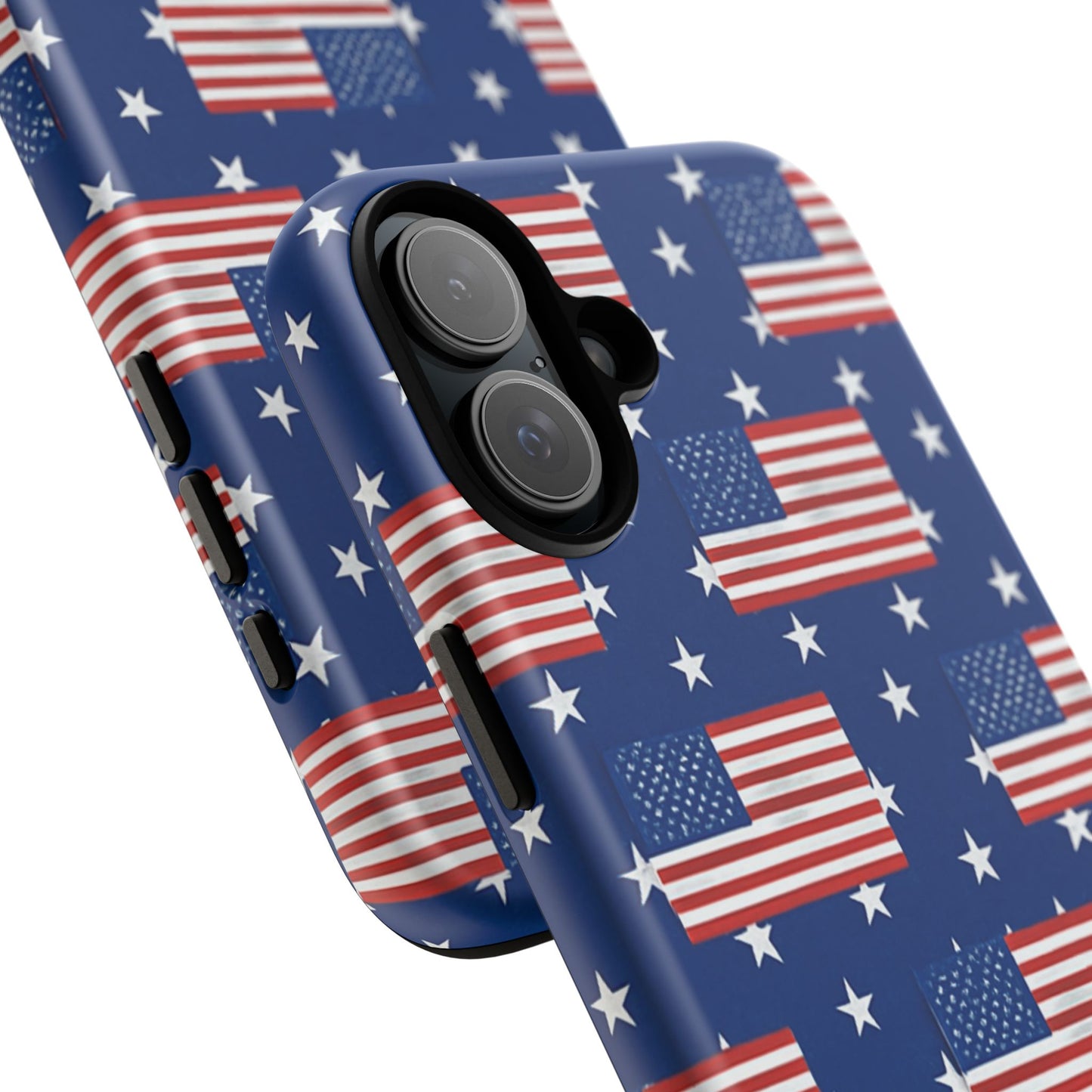 Patriotic Phone Case, Independence Day Accessories, American Flag Design, Star-Spangled Cover, Summer BBQ Gift