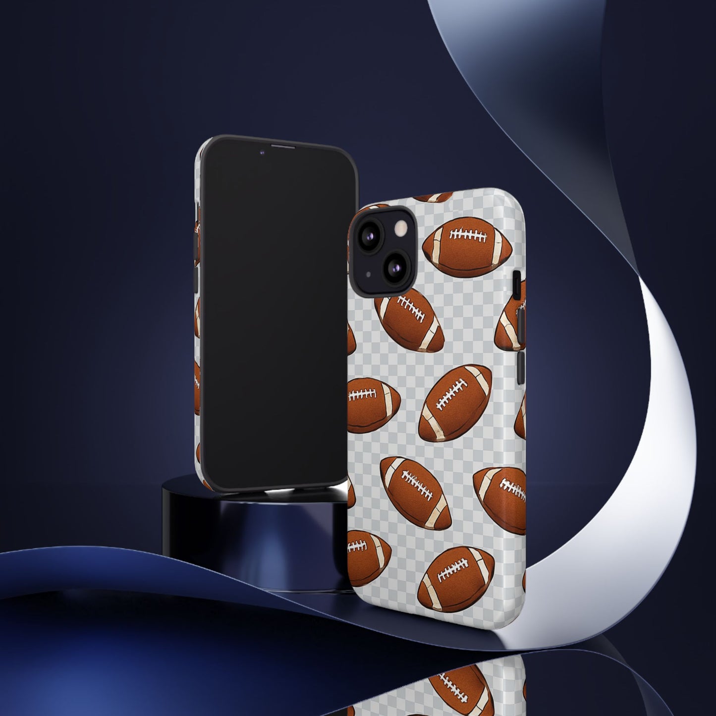 Football Phone Case, Tough Cases for Sports Fans, Unique Gift for Football Lovers, Protective Decor, Athletic Accessories