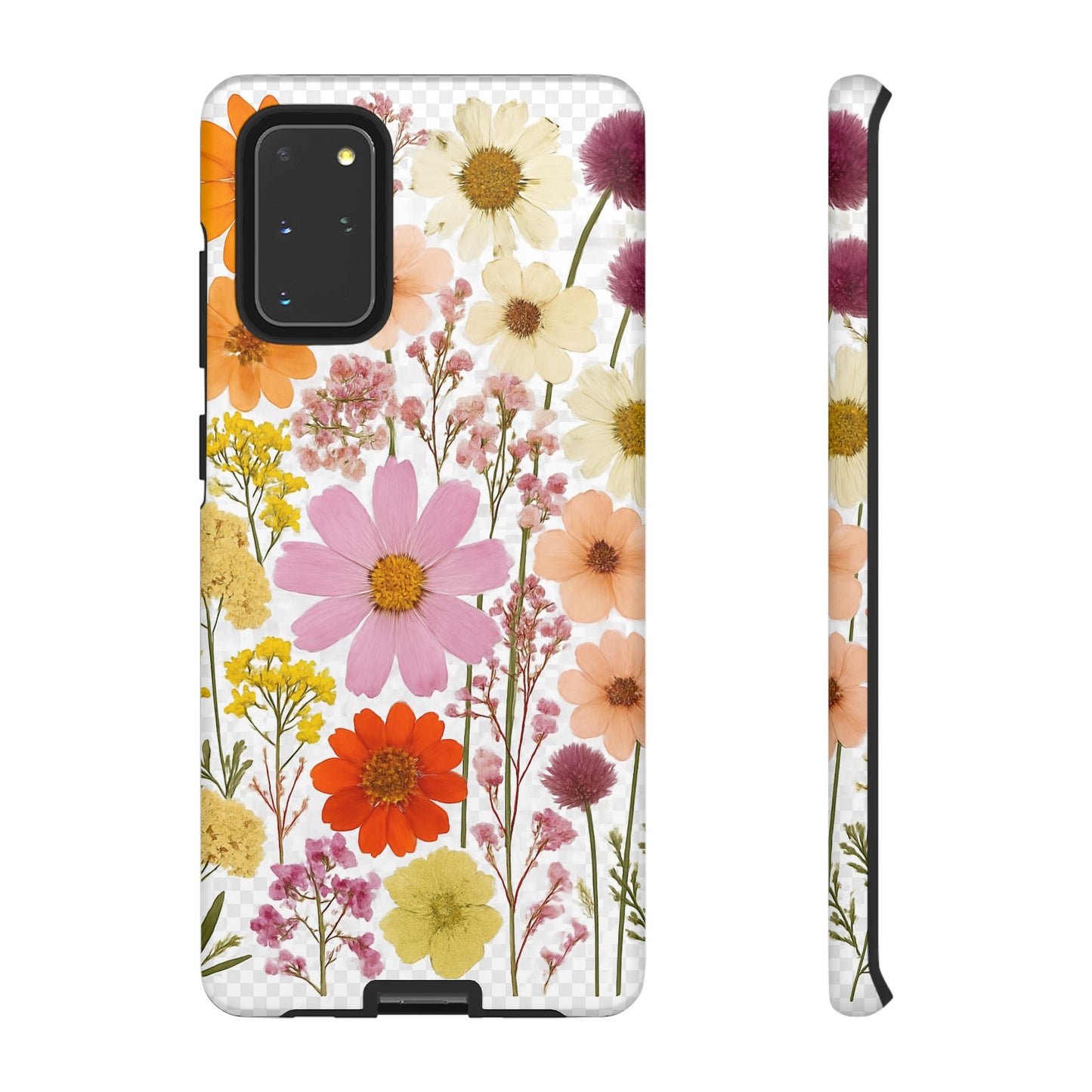 Floral Phone Case - Tough Cases, Stylish Protective Cover, Flower Design, Trendy Gift, Nature Lover Accessory, DRIED FLOWERS