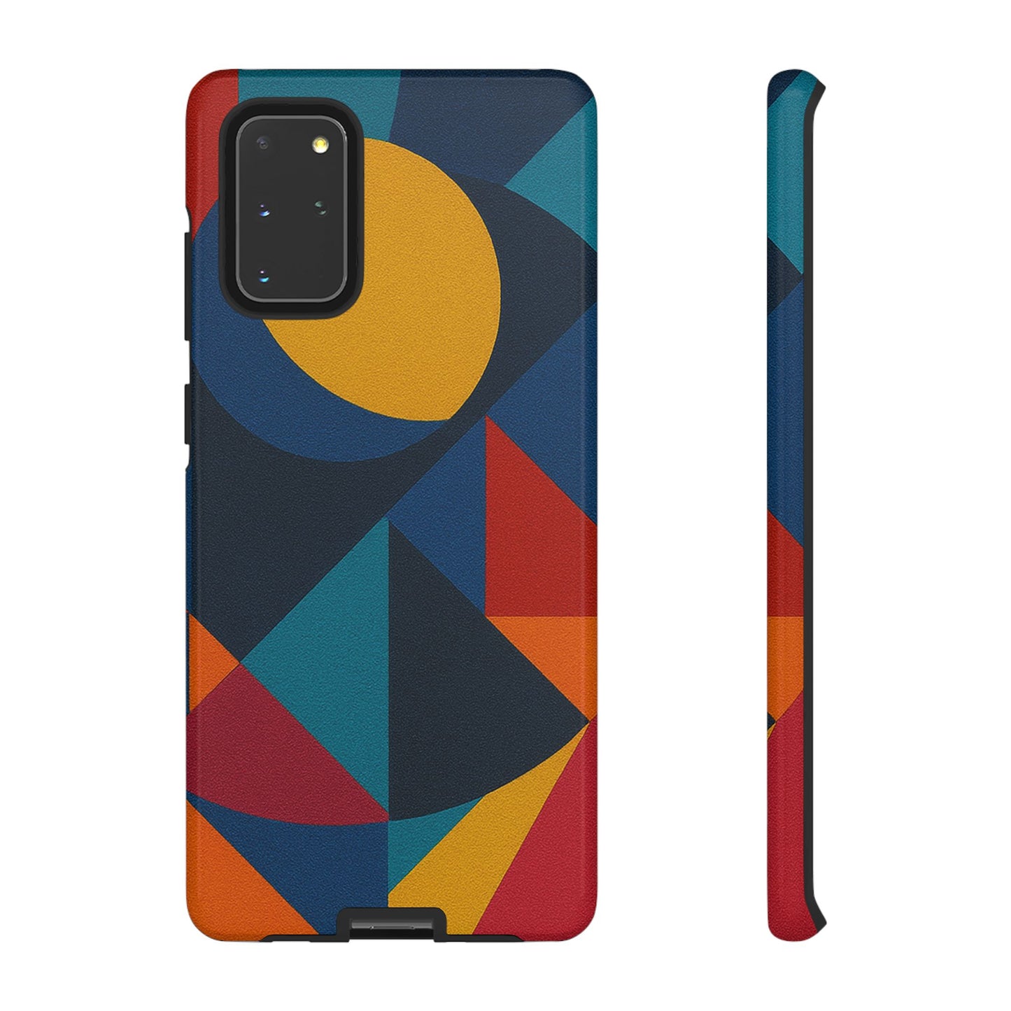 Vibrant Phone Case, Colorful Phone Cover, Geometric Design, Artistic Gift, Trendy Accessory, Vibrant Colors, Unique Design