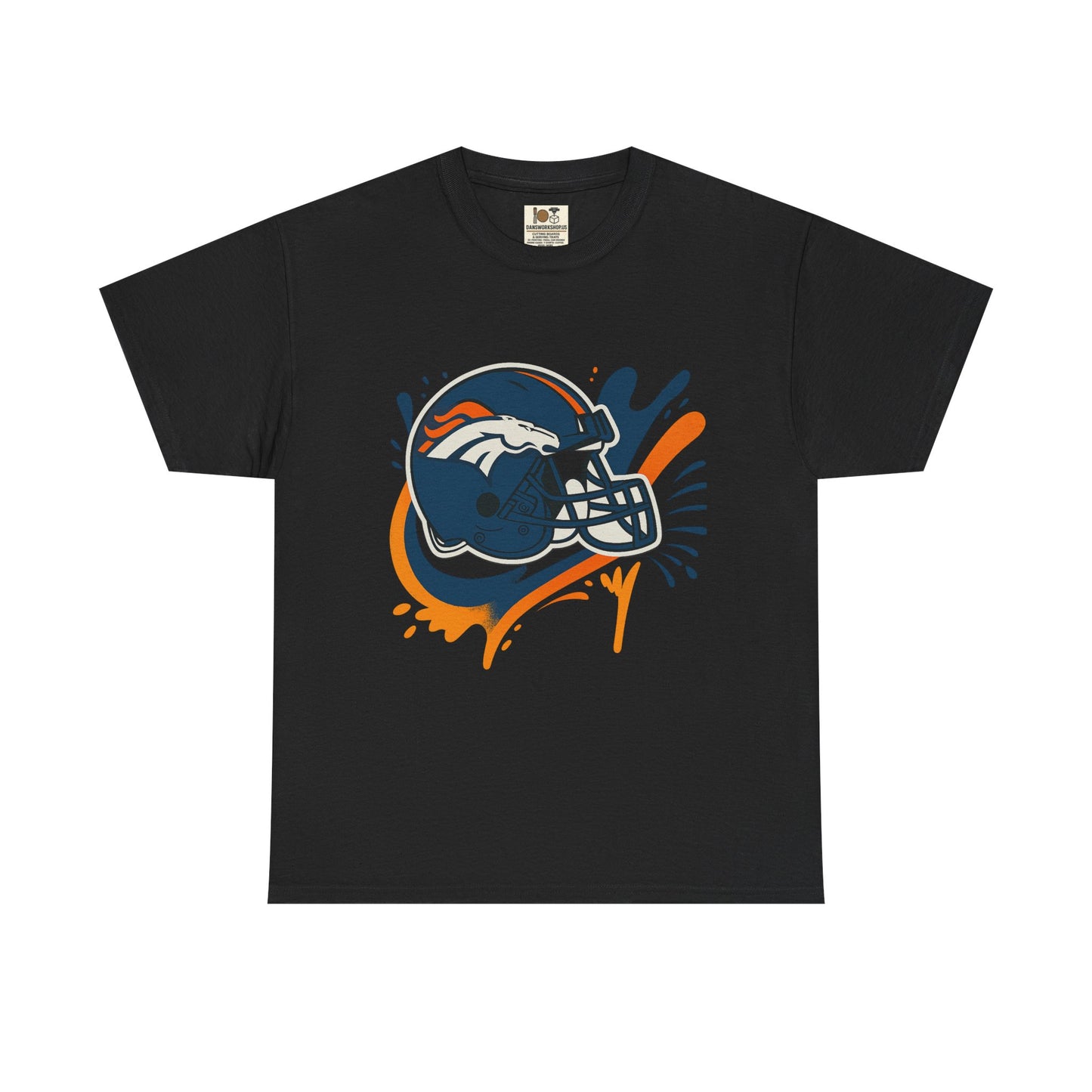 Denver Broncos Heavy Cotton Tee, Sports Team Shirt, Game Day Apparel, Unisex T-Shirt, Football Fan Gift, Denver Merchandise