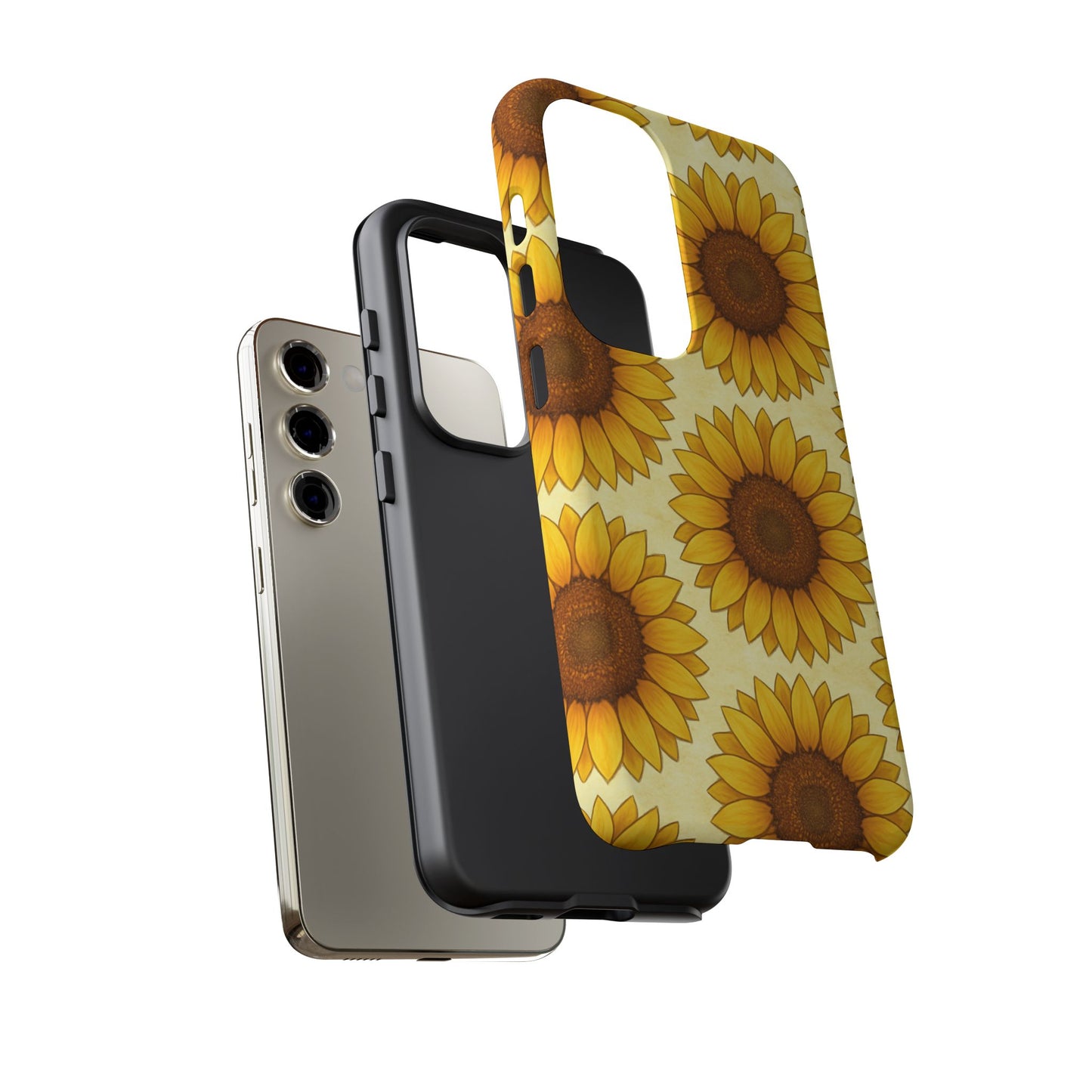 Sunflower Phone Cases - Tough Cases for Nature Lovers, Gift for Friends, Floral Design, Protective Case, Sunflower Decor