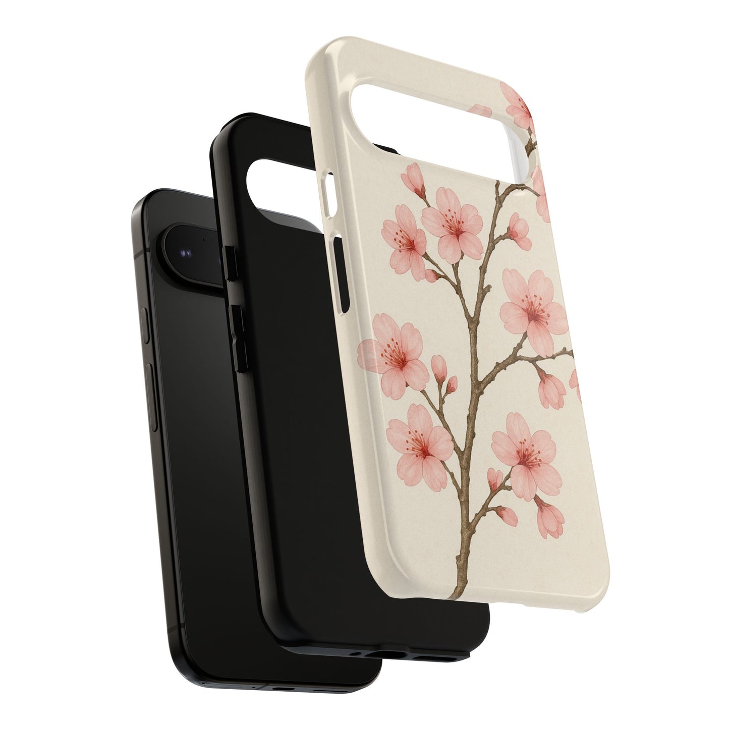 Cherry Blossom Phone Case, Floral Phone Cover, Tough Case for Gifts, Spring Decor, Cute Tech Accessories, Nature Lover's Gift