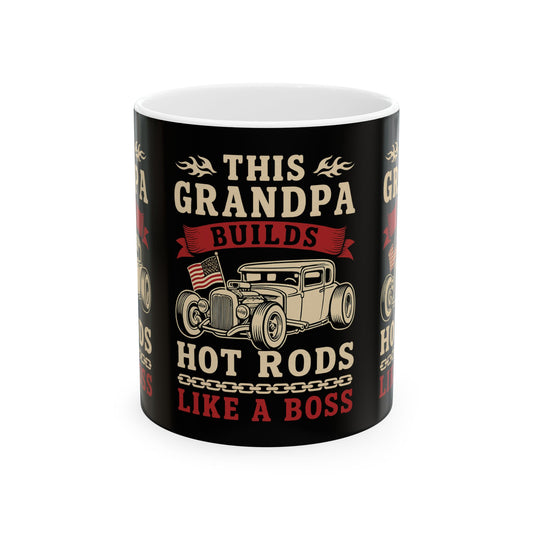 Grandpa Hot Rods Ceramic Mug | Gift for Car Lovers, Father's Day, Coffee [...]
