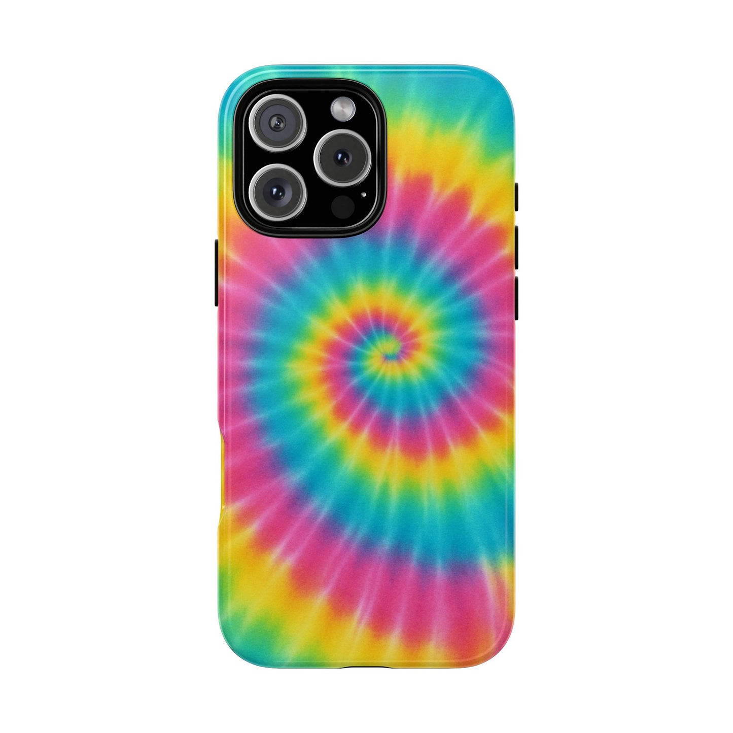 Colorful Tie-Dye Phone Case, Vibrant Phone Cover, Boho Style Accessory, Gift for Teens, Trendy Phone Accessories