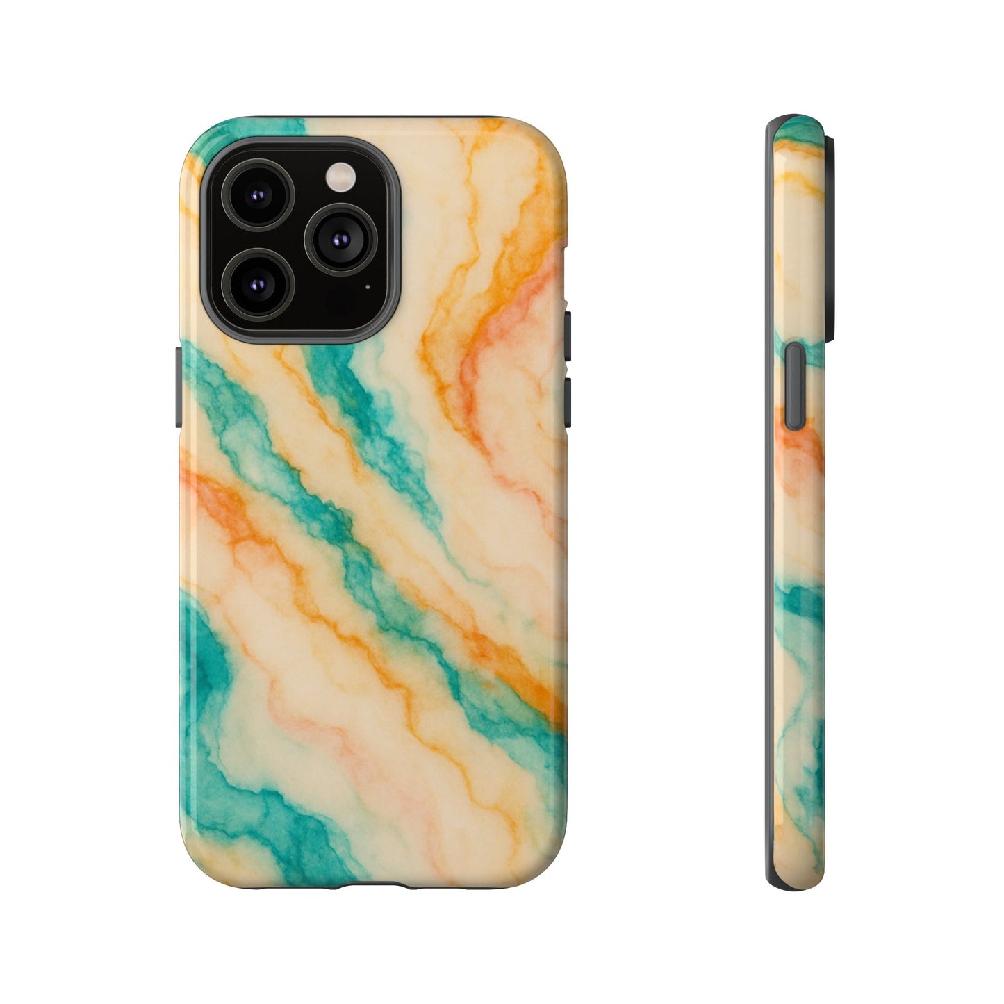Stylish Phone Case - Tough Cases with Abstract Marble Design, Trendy Accessory, Gift for Her, Protective Case, Unique Phone Cover