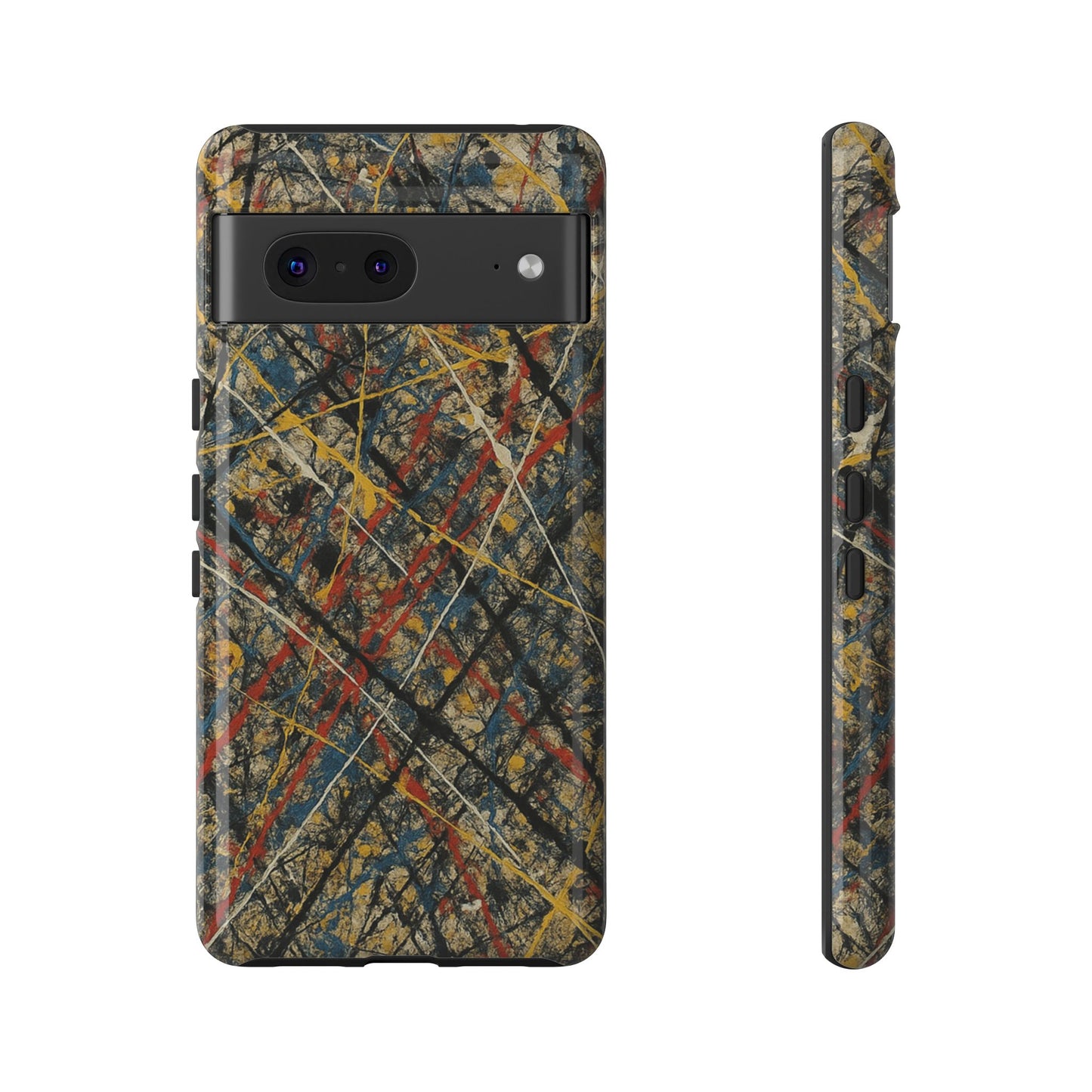 Tough Cases Phone Case - Bold Abstract Design, Stylish Mobile Cover, Unique Gift for Him/Her, Durable Accessory, Trendy Protection