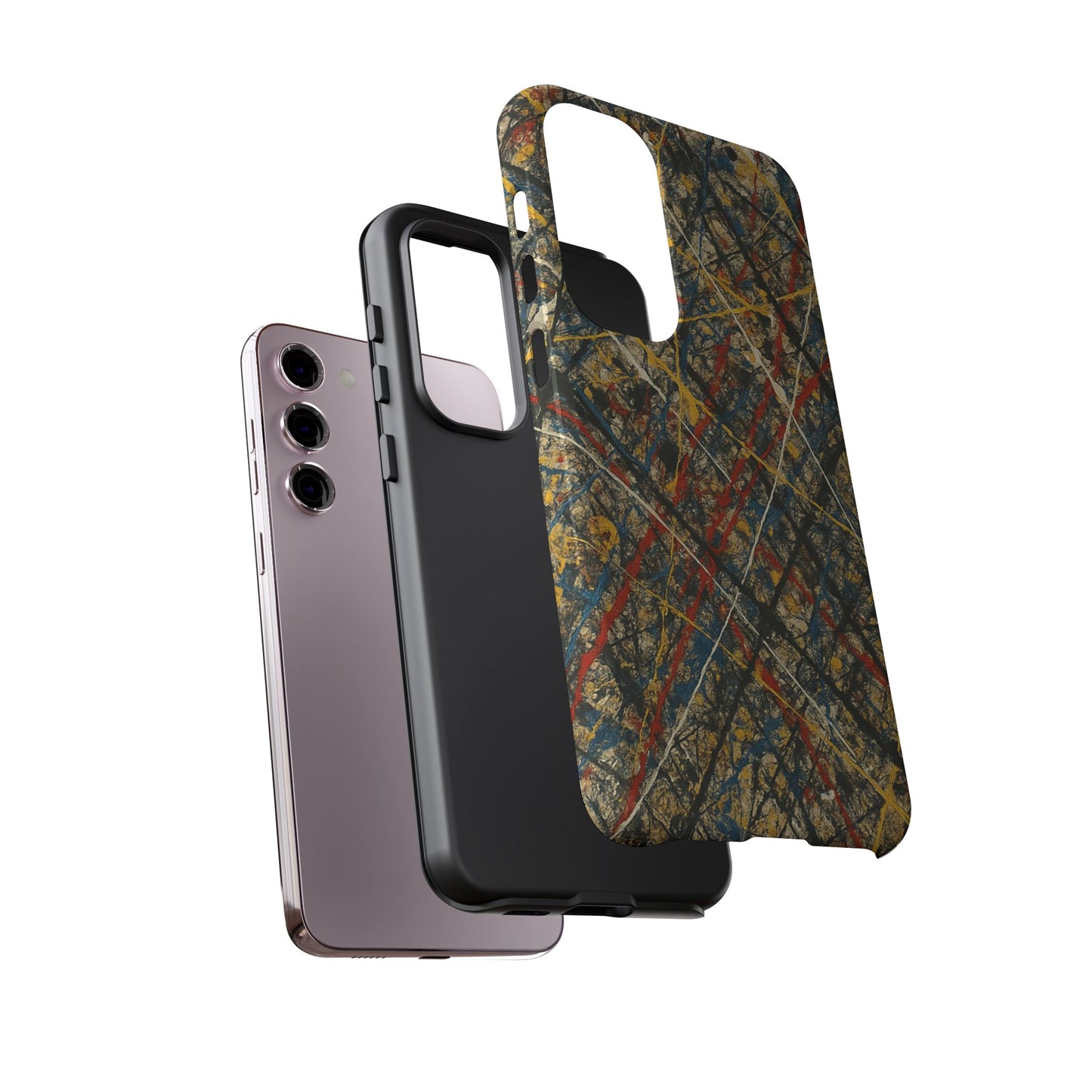 Tough Cases Phone Case - Bold Abstract Design, Stylish Mobile Cover, Unique Gift for Him/Her, Durable Accessory, Trendy Protection