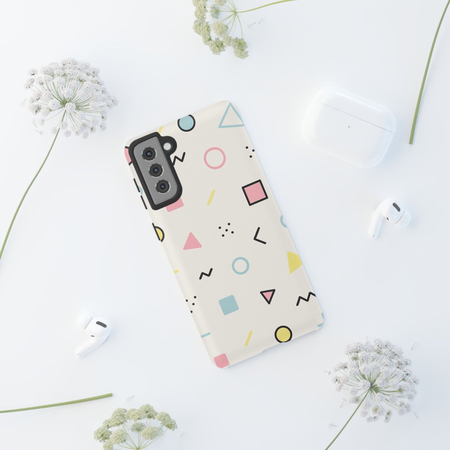Geometric Phone Case - Stylish Tough Cases for Trendsetters, Unique Phone Covers, Modern Accessories, Gift Ideas for Her
