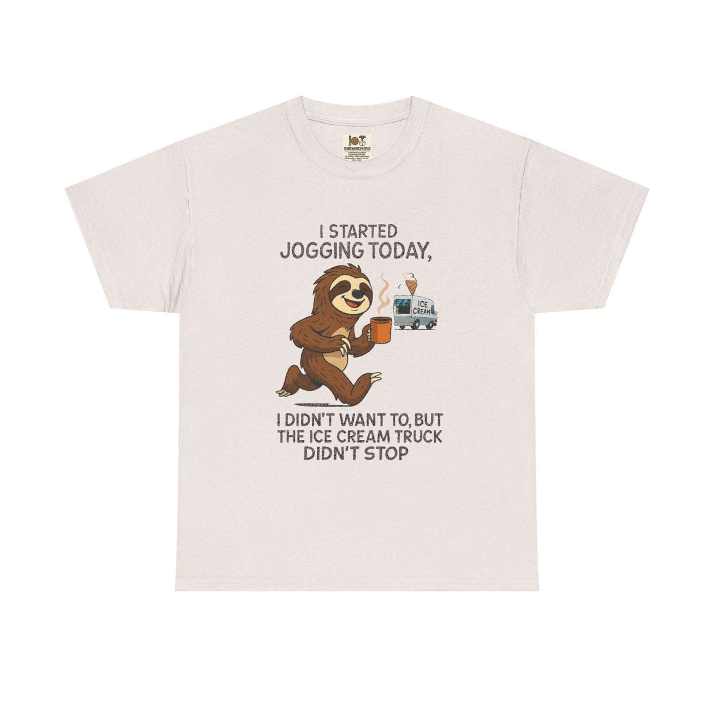 Funny Sloth Jogging T-Shirt | Gift for Exercise Lovers, Animal Humor Tee, Cute Sloth Apparel, Birthday Gift, Casual Wear