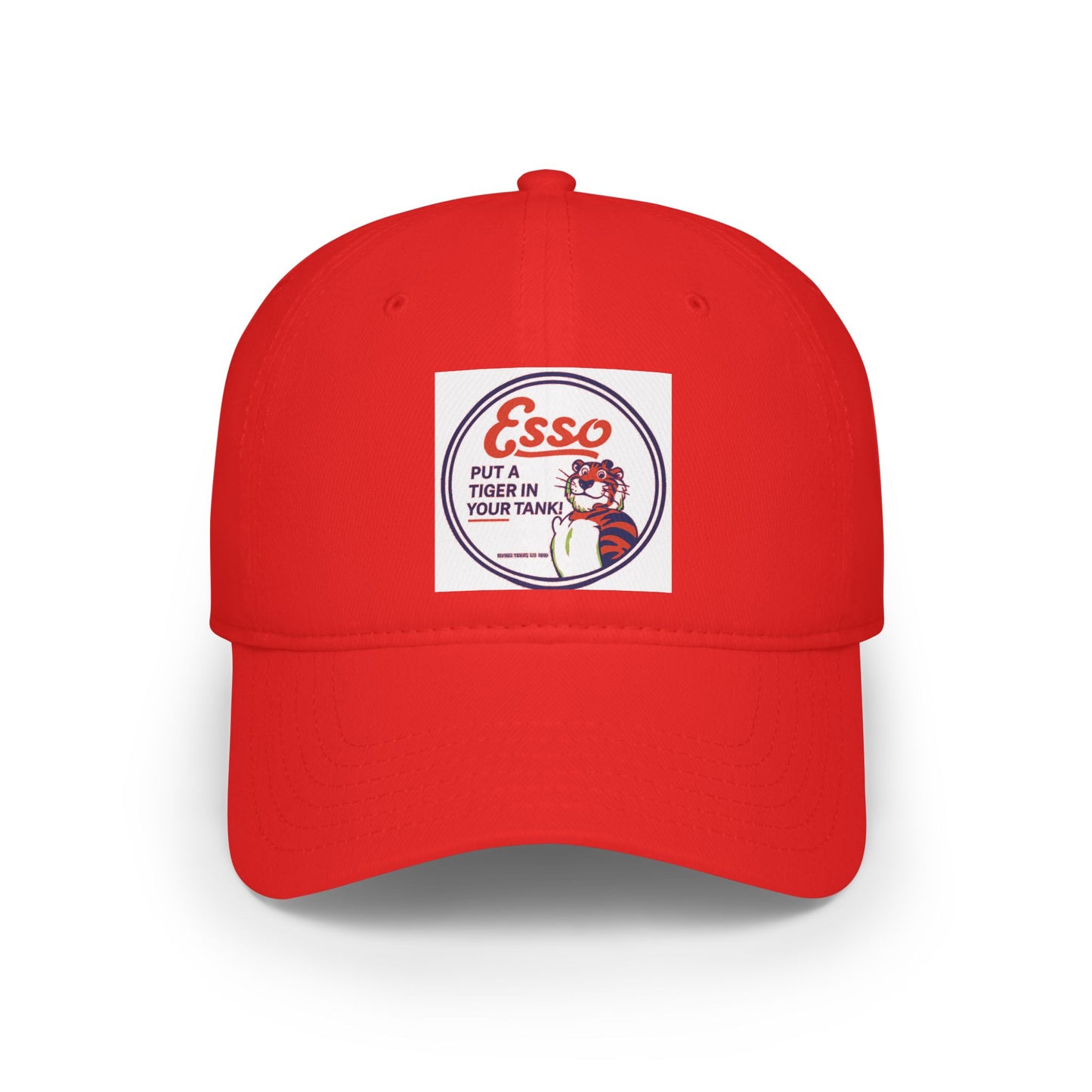 Retro Esso Low Profile Baseball Cap, Vintage Cap, Adjustable Hat, Perfect Gift for Car Lovers, Casual Summer Accessory