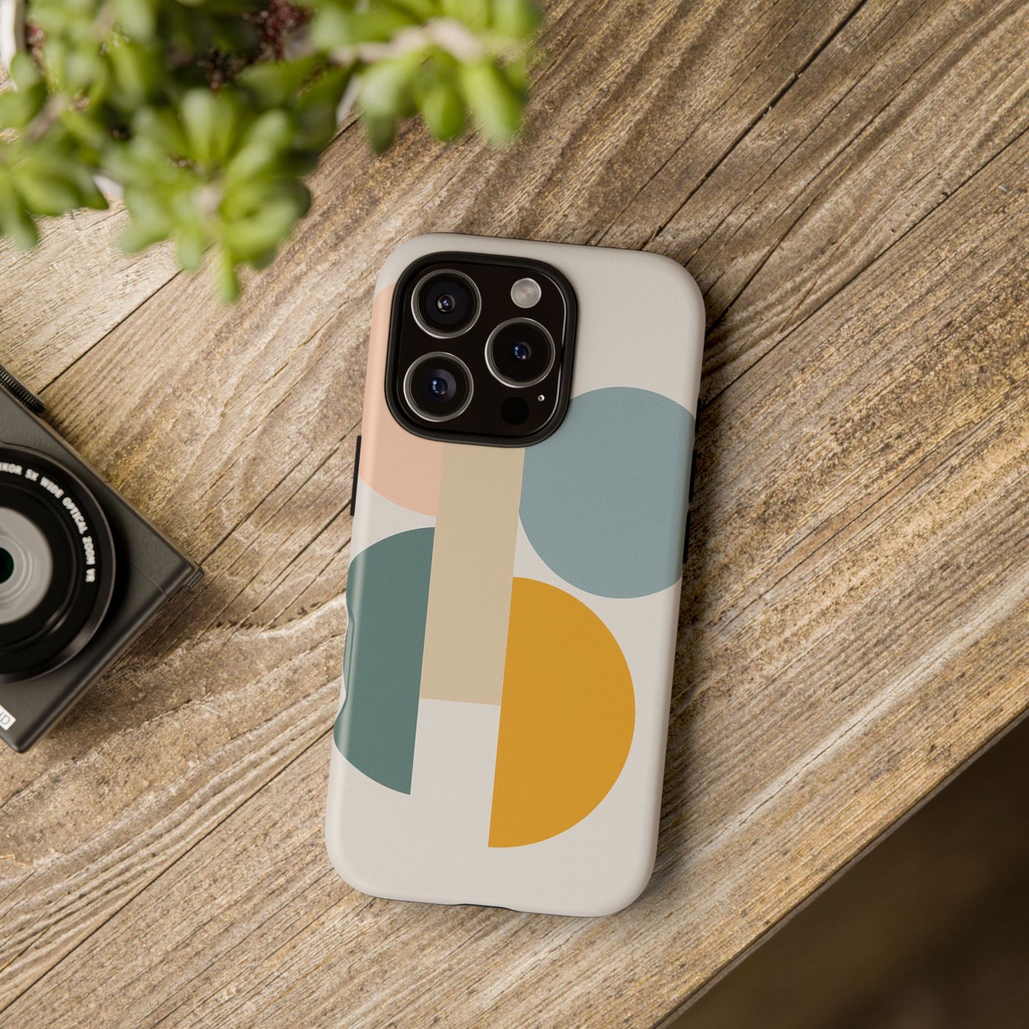 Minimalist Geometric Phone Case, Stylish Protective Cover for Phones, Modern Design, Gift for Him/Her, Trendy Tech Accessory