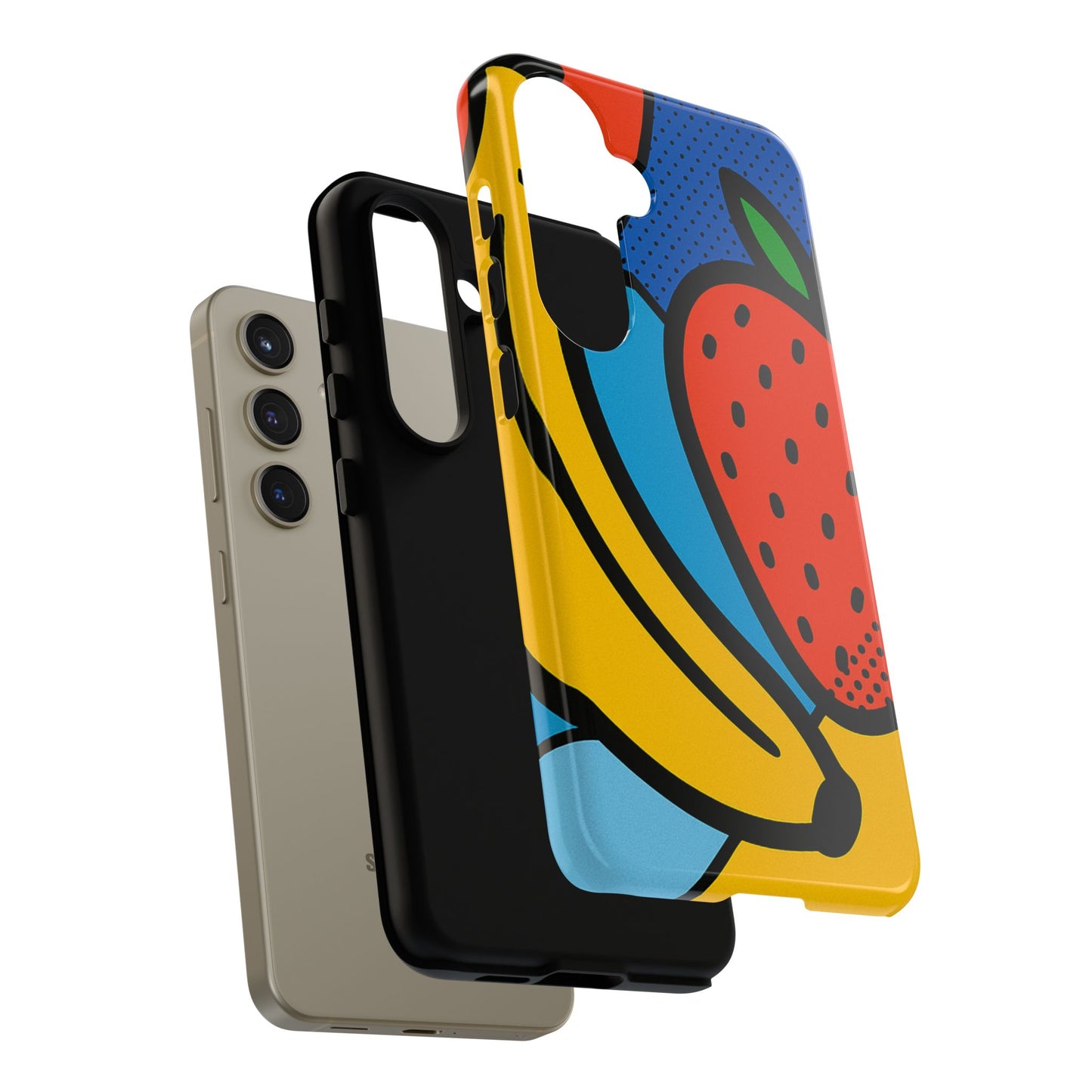 Colorful Fruit Phone Case - Tough Cases - Fun, Vibrant, Unique, Gifts for Friends, Summer Accessories, Trendy Phone Protector