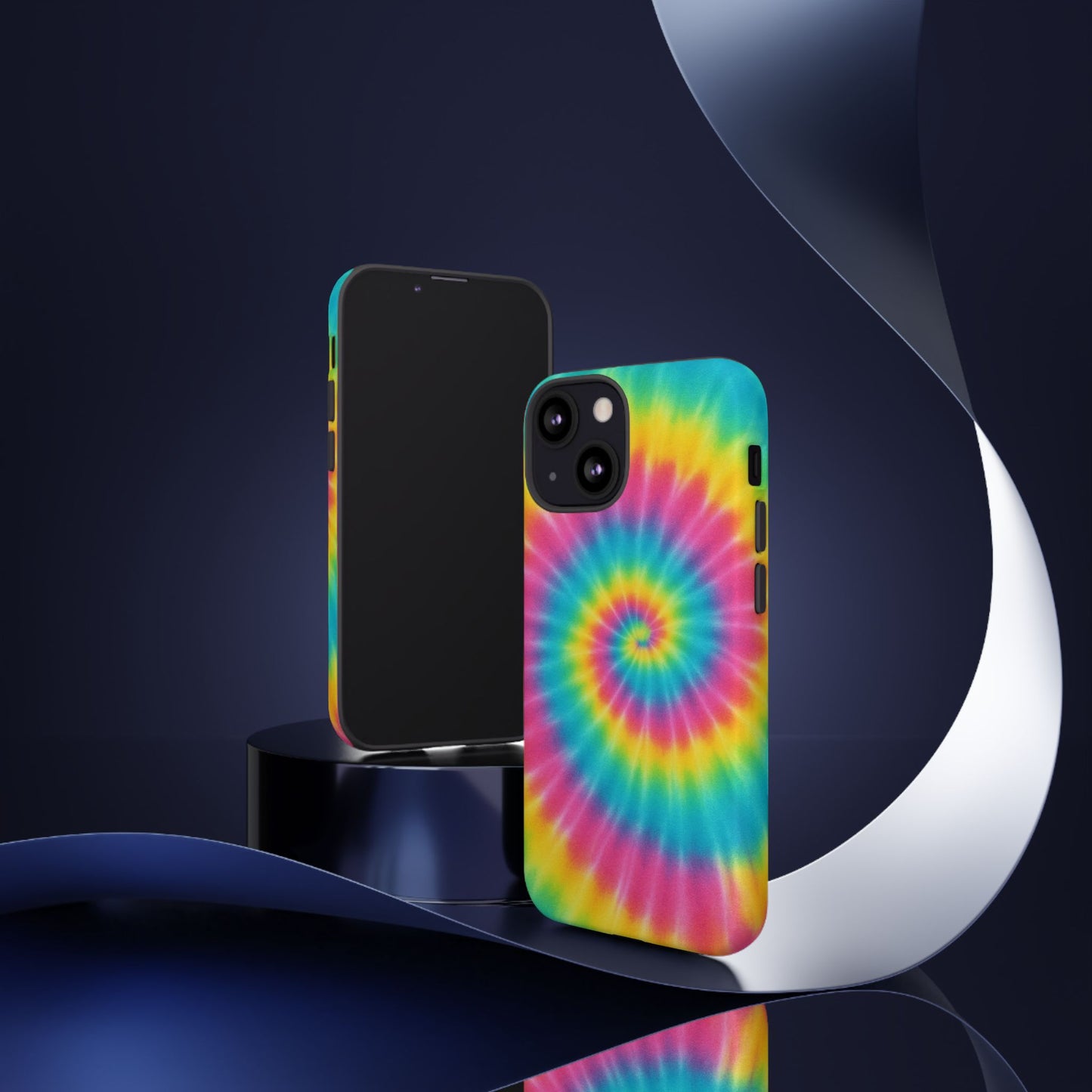Colorful Tie-Dye Phone Case, Vibrant Phone Cover, Boho Style Accessory, Gift for Teens, Trendy Phone Accessories