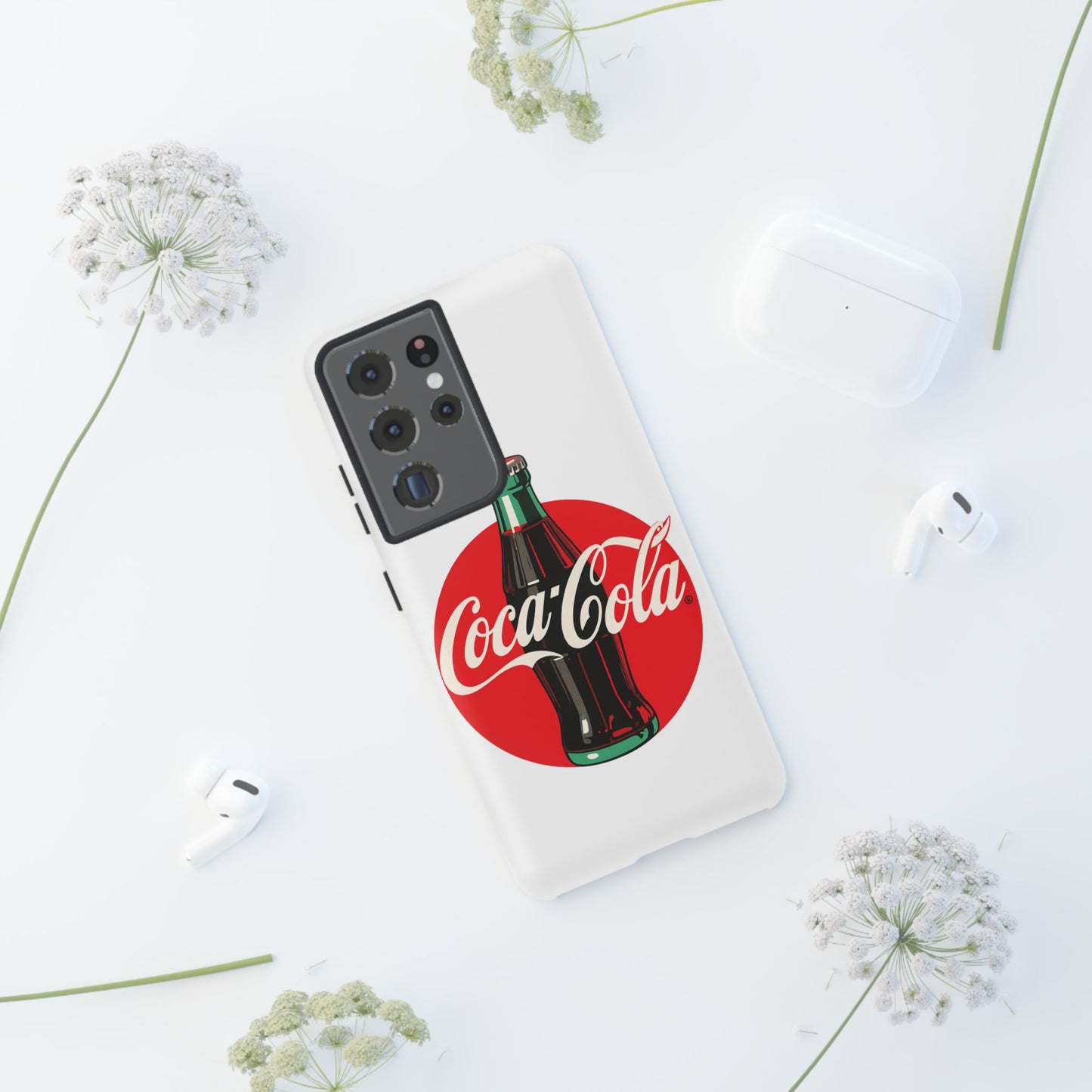 Coca-Cola Tough Phone Cases, Vintage Soda Drink, Retro Style, Unique Gift, Phone Accessories, Summer Vibes