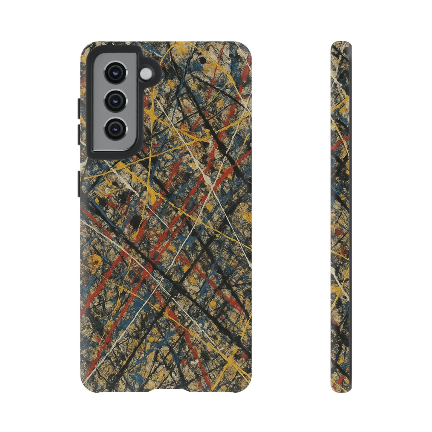 Tough Cases Phone Case - Bold Abstract Design, Stylish Mobile Cover, Unique Gift for Him/Her, Durable Accessory, Trendy Protection