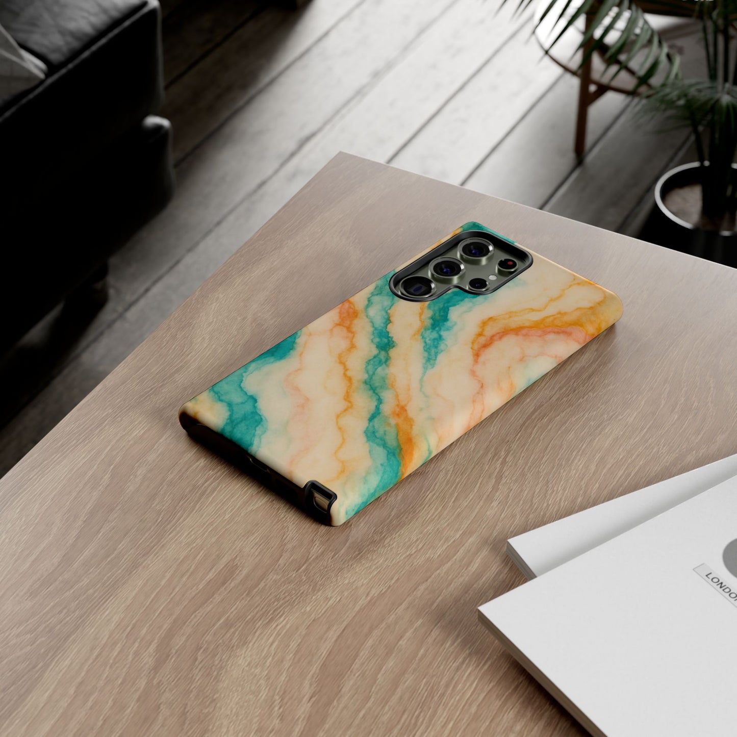 Stylish Phone Case - Tough Cases with Abstract Marble Design, Trendy Accessory, Gift for Her, Protective Case, Unique Phone Cover
