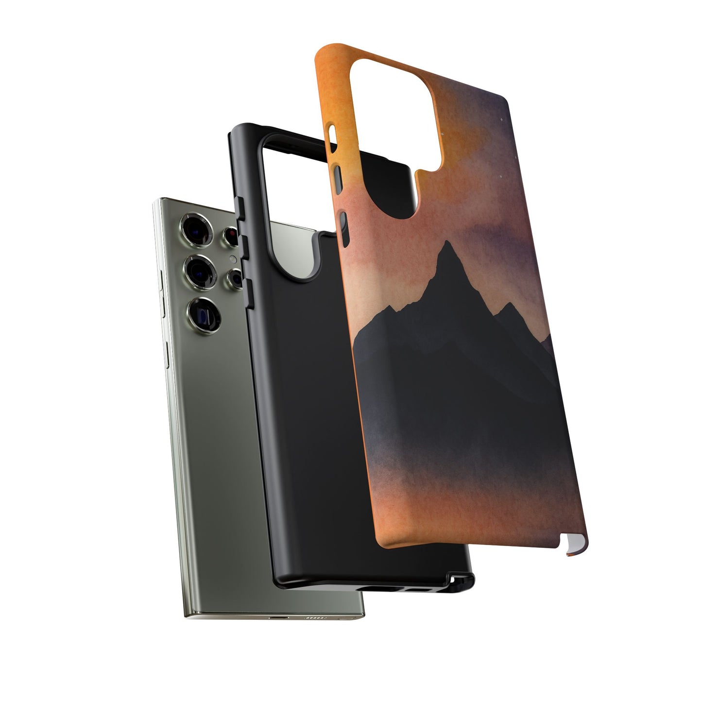 Mountain Sunset Phone Case, Nature Lover's Gift, Adventure Phone Cover, Unique Cellphone Accessories, Outdoor Enthusiast Decor