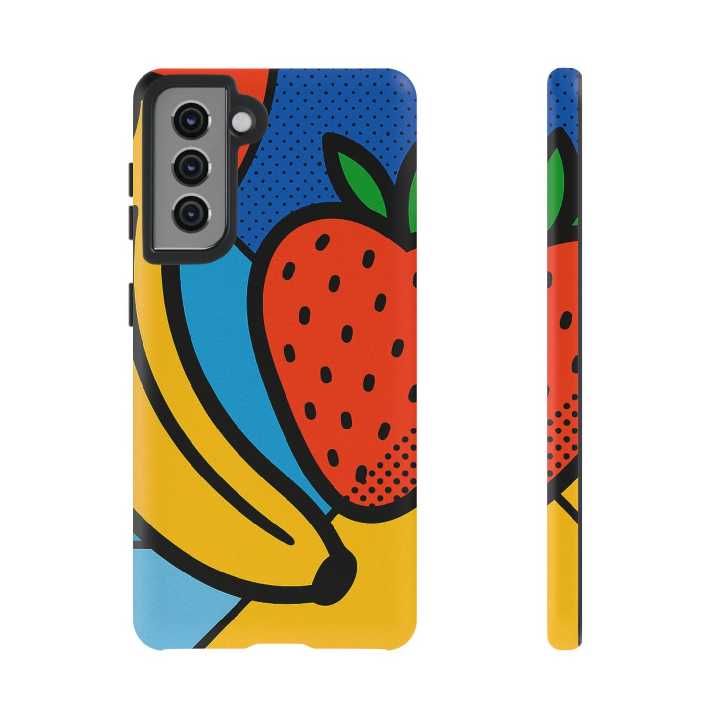 Colorful Fruit Phone Case - Tough Cases - Fun, Vibrant, Unique, Gifts for Friends, Summer Accessories, Trendy Phone Protector
