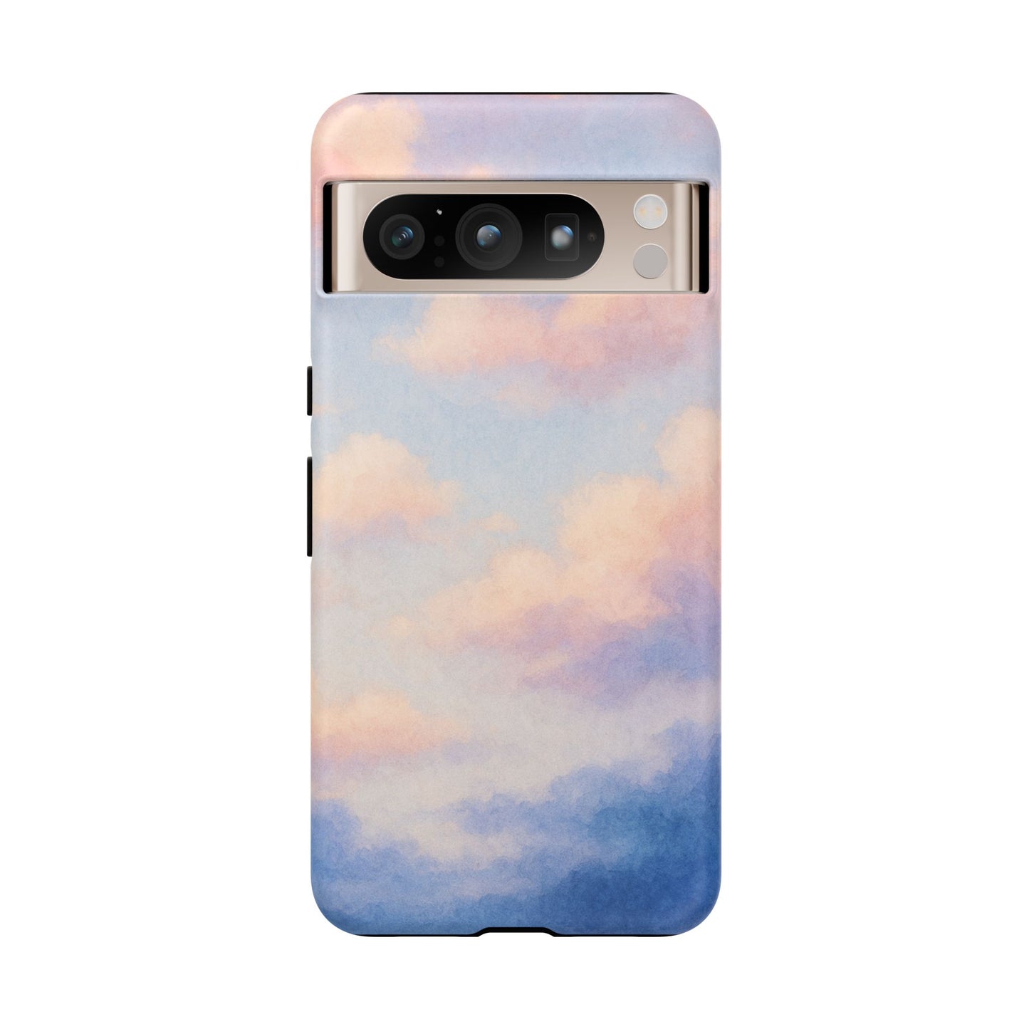 Sky Blue Cloud Phone Case, Tough Phone Cover, Aesthetic Cell Phone Accessory, Gift for Teen, Trendy Tech Protection