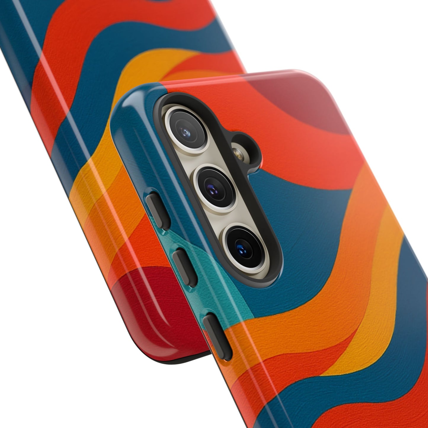 Vibrant Phone Case, Abstract Design Cover, Tough Cases for All Occasions, Stylish Gift for Tech Lovers, Modern Phone Accessories