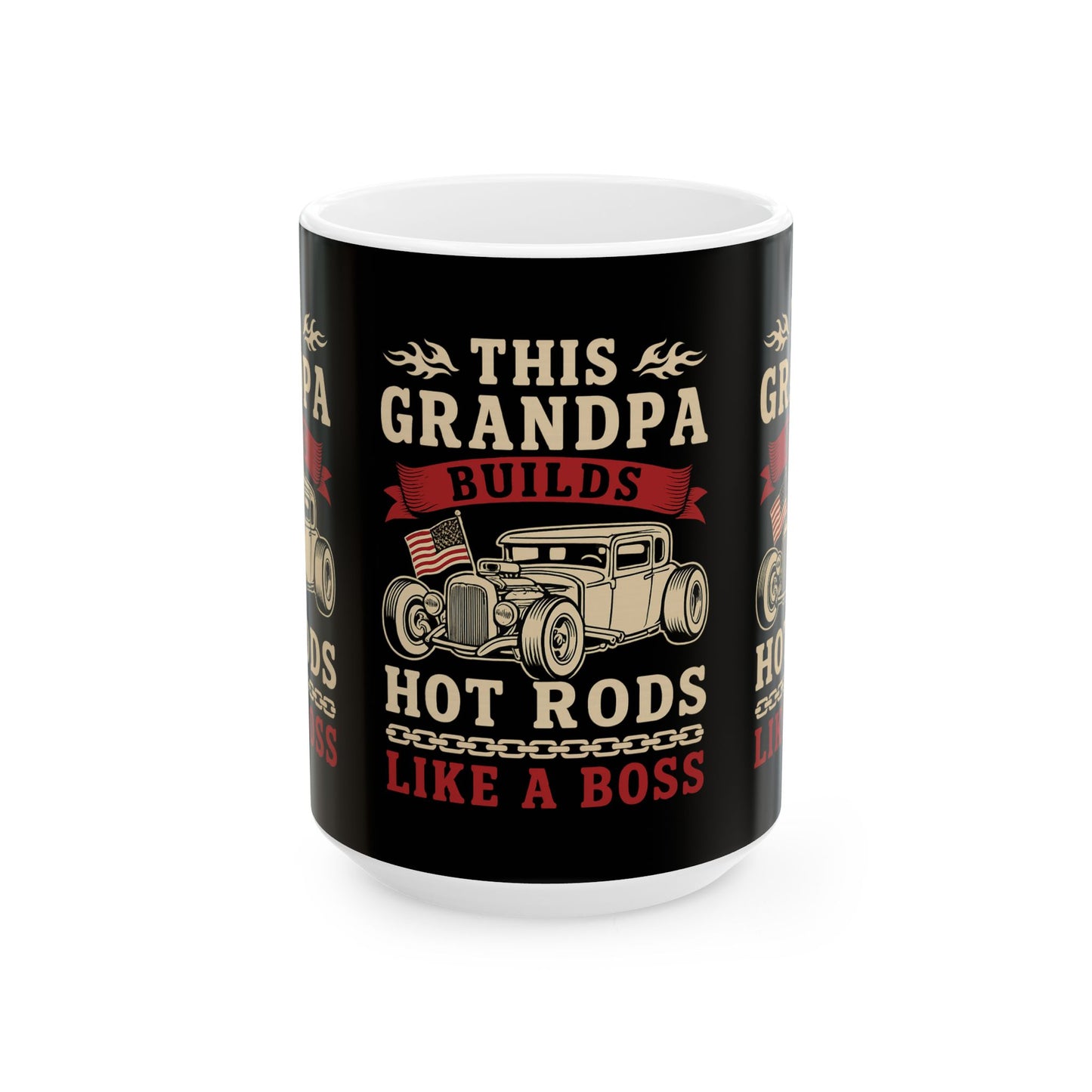 Grandpa Hot Rods Ceramic Mug | Gift for Car Lovers, Father's Day, Coffee [...]