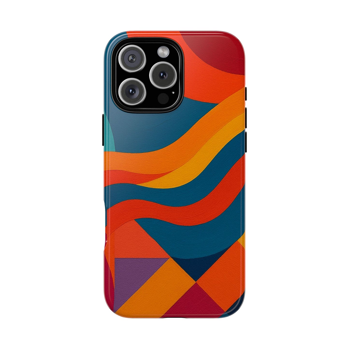 Vibrant Phone Case, Abstract Design Cover, Tough Cases for All Occasions, Stylish Gift for Tech Lovers, Modern Phone Accessories