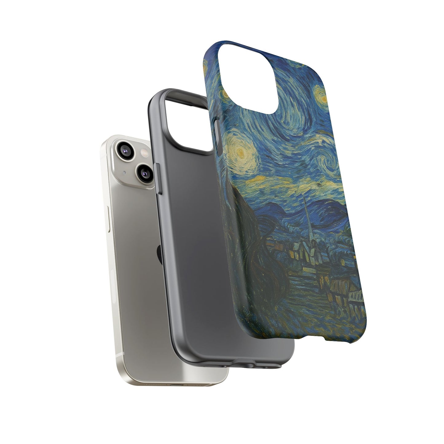 Starry Night Phone Case, Artistic Cell Phone Cover, Gift for Art Lovers, Unique Phone Accessory, Birthday Gift for Him/Her, Tough Cases