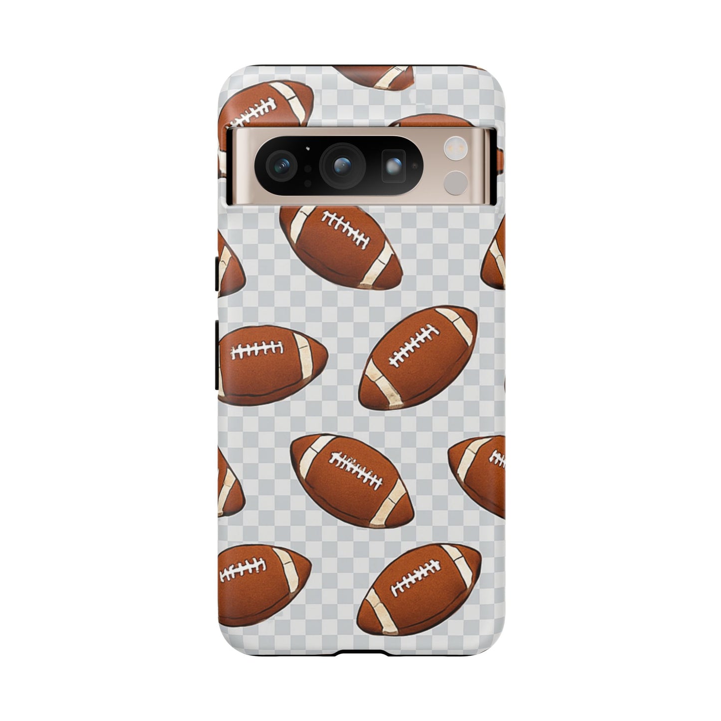 Football Phone Case, Tough Cases for Sports Fans, Unique Gift for Football Lovers, Protective Decor, Athletic Accessories