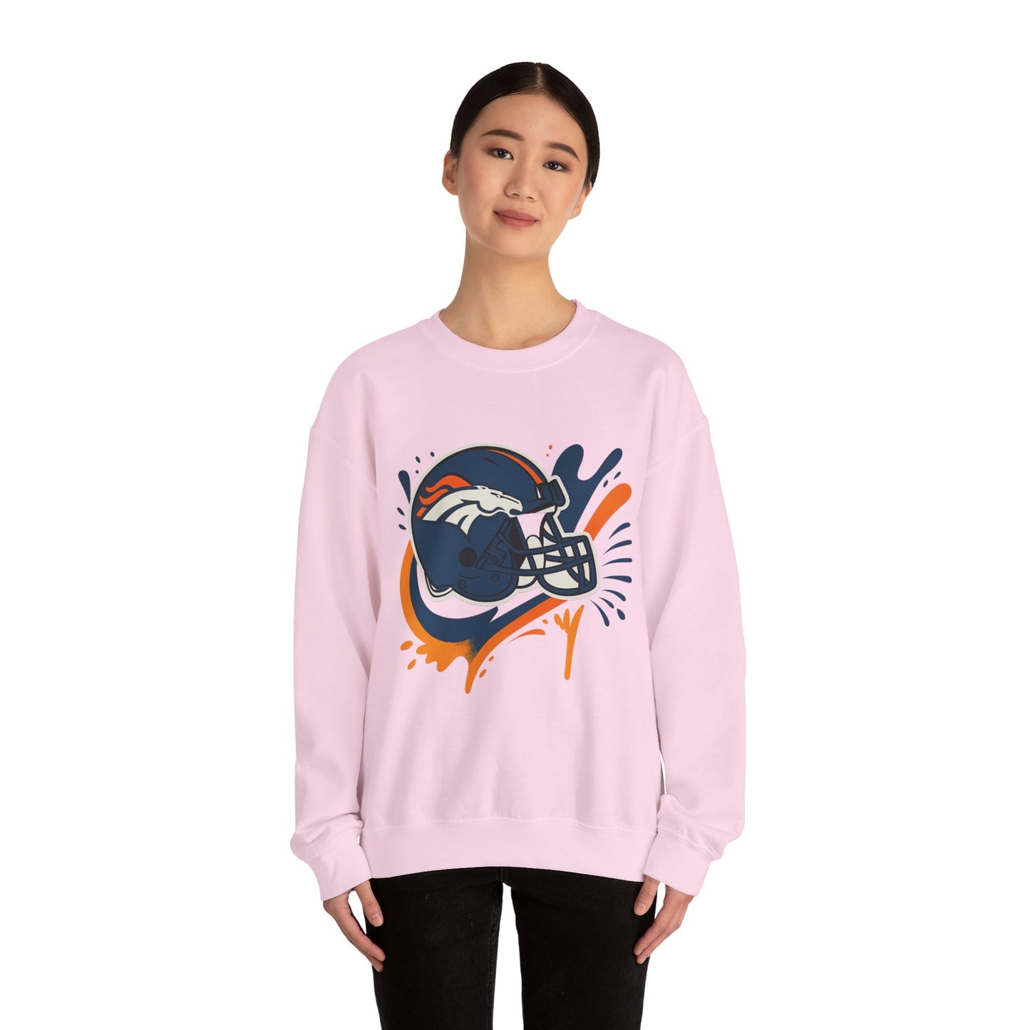 Denver Broncos Crewneck Sweatshirt, Football Fan Gear, Unisex Sports Apparel, Game Day Outfit, Perfect Gift for Fans