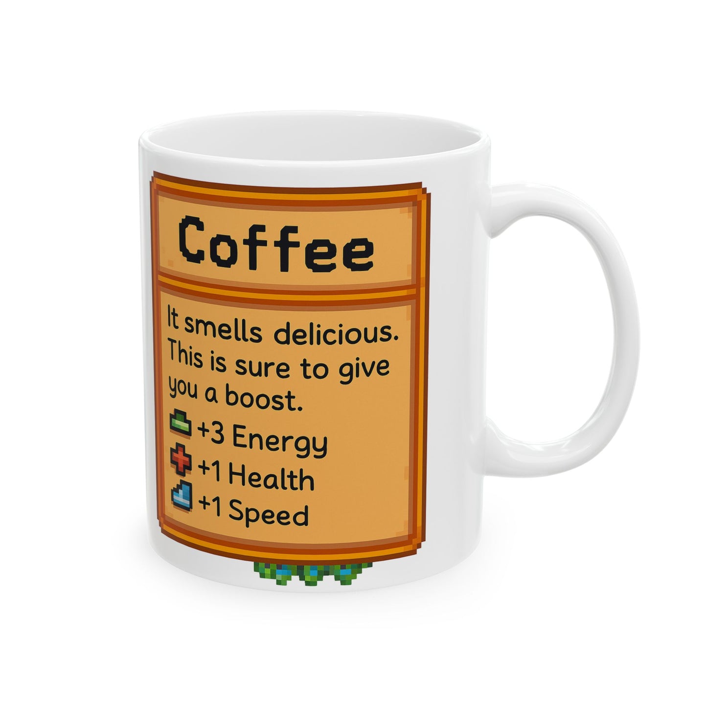 Cozy Game-Inspired Ceramic Mug, Perfect for Coffee Lovers, Gift for Gamers, Fun Kitchen Decor, Video Game Enthusiast Mug