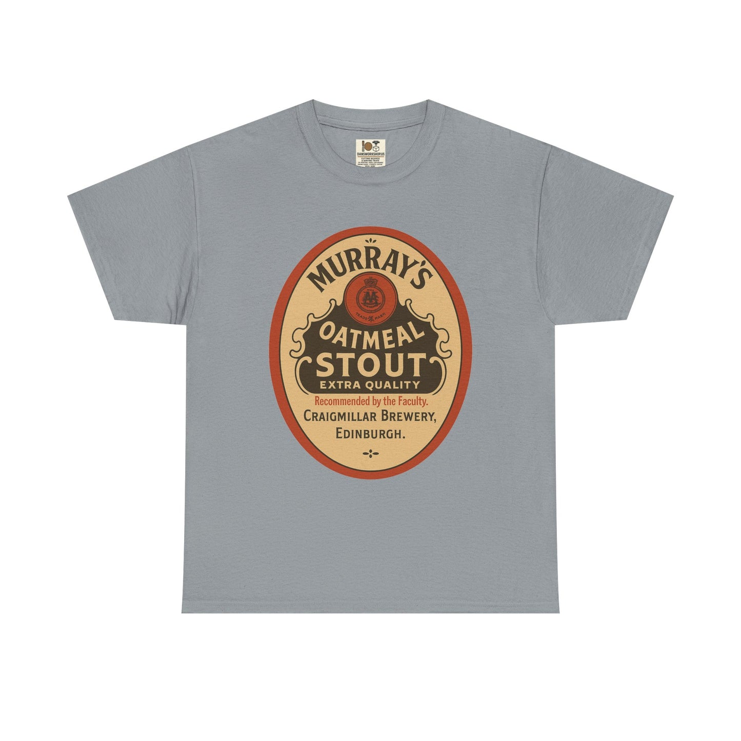 Vintage-Inspired Stout Beer Tee, Perfect for Beer Lovers, Casual Wear, Gifts, Unisex Heavy Cotton Tee with Brewery Design