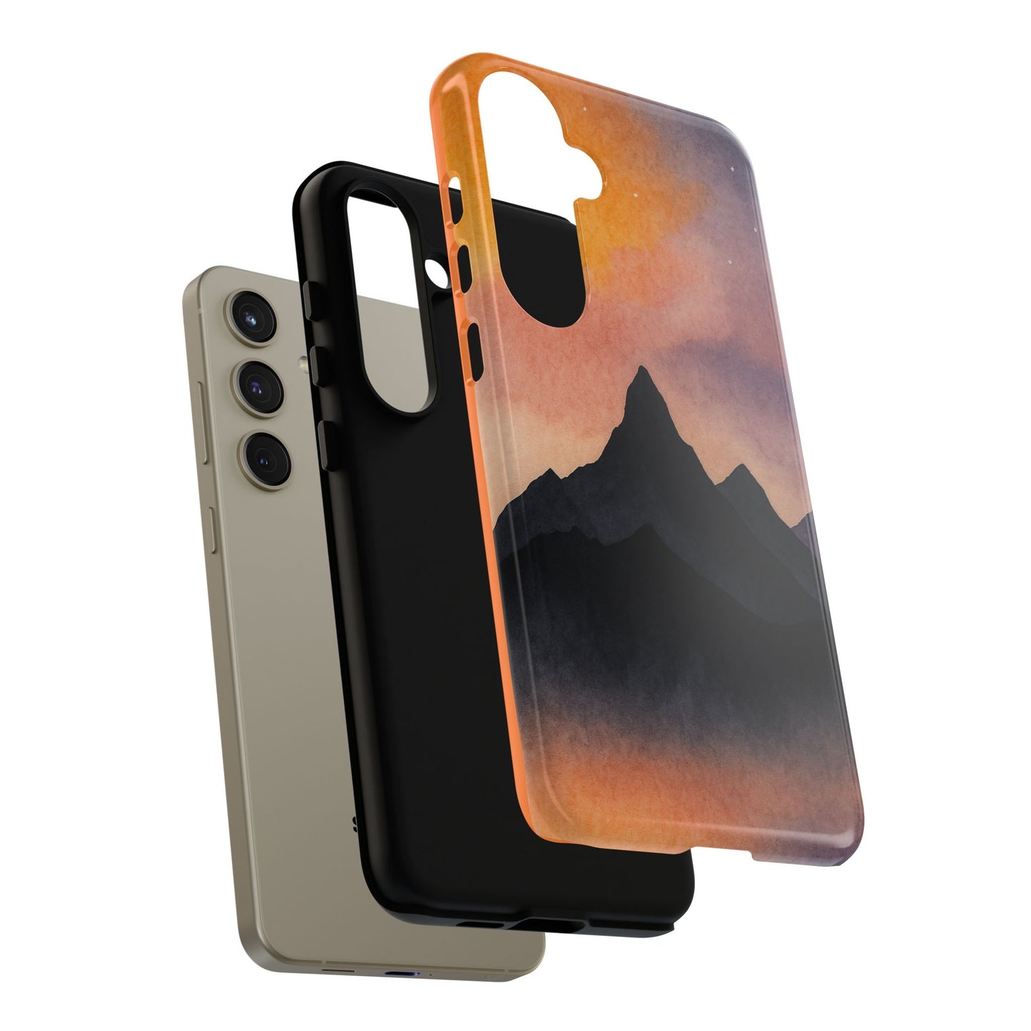 Mountain Sunset Phone Case, Nature Lover's Gift, Adventure Phone Cover, Unique Cellphone Accessories, Outdoor Enthusiast Decor
