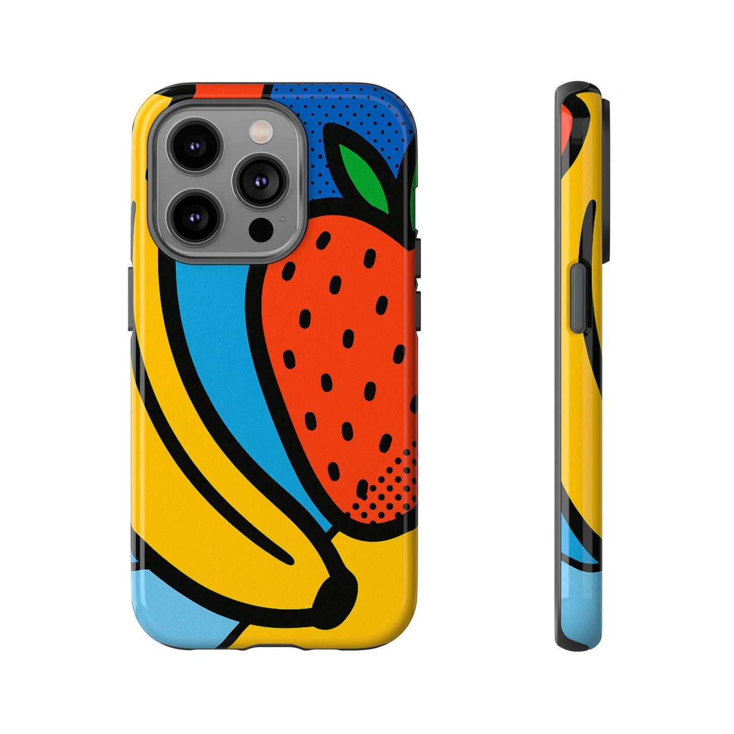 Colorful Fruit Phone Case - Tough Cases - Fun, Vibrant, Unique, Gifts for Friends, Summer Accessories, Trendy Phone Protector