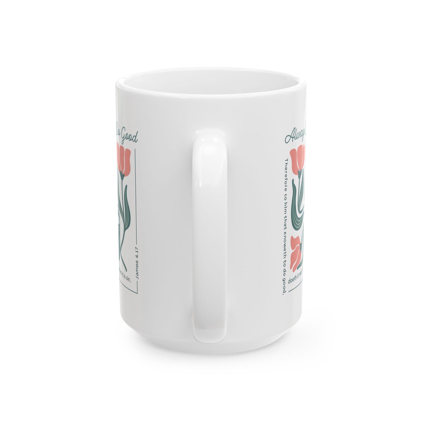Uplifting Floral Ceramic Mug: Always Do Good Inspirational Gift, Motivational Coffee Cup, Encouraging Tea Mug, Perfect for Mother's [...]