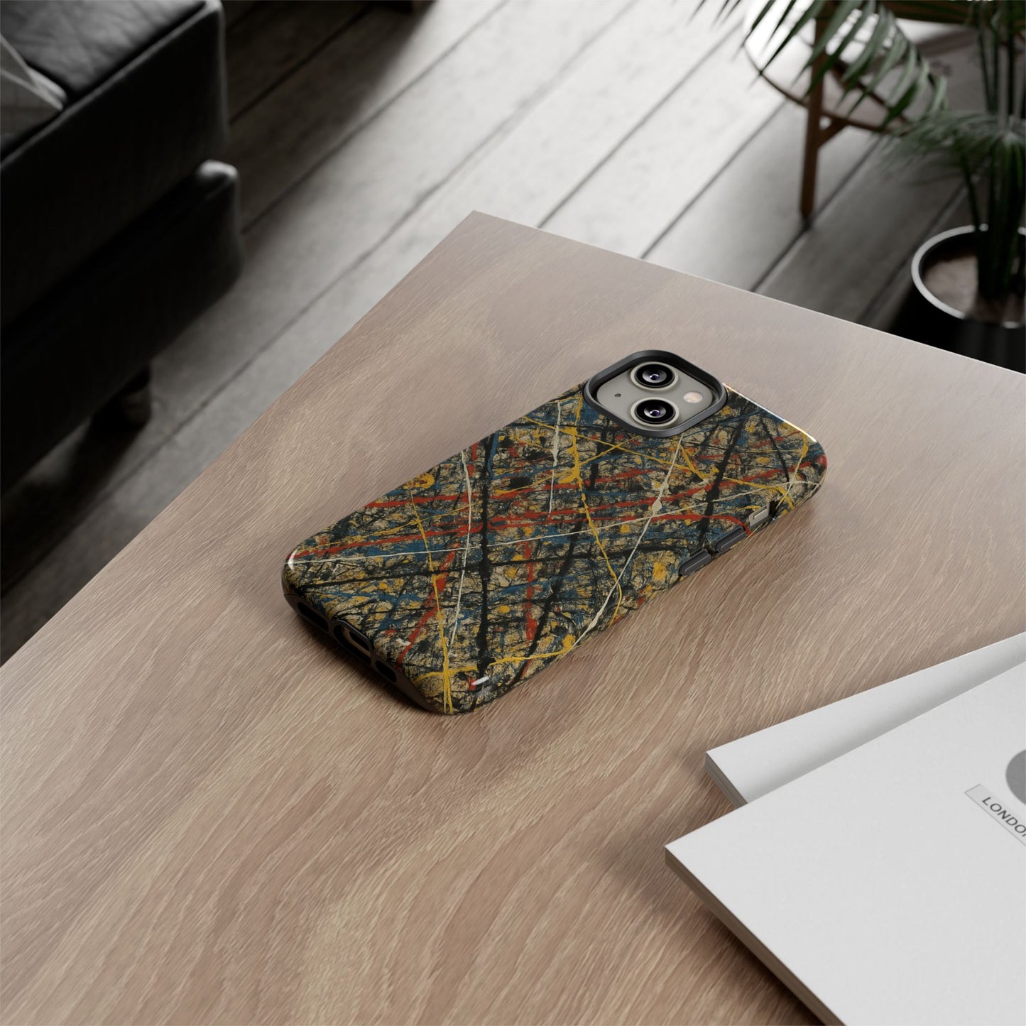 Tough Cases Phone Case - Bold Abstract Design, Stylish Mobile Cover, Unique Gift for Him/Her, Durable Accessory, Trendy Protection